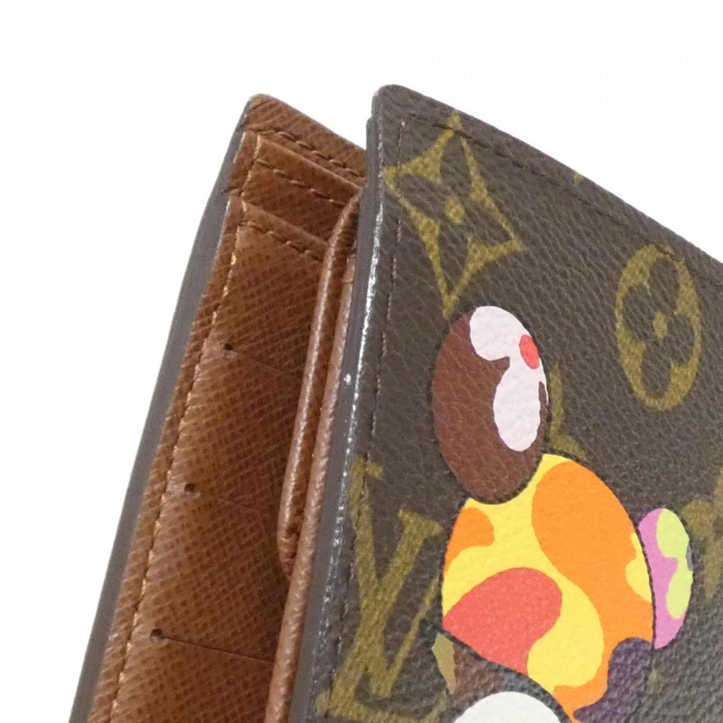 Louis Vuitton Marron Coated Canvas Wallet