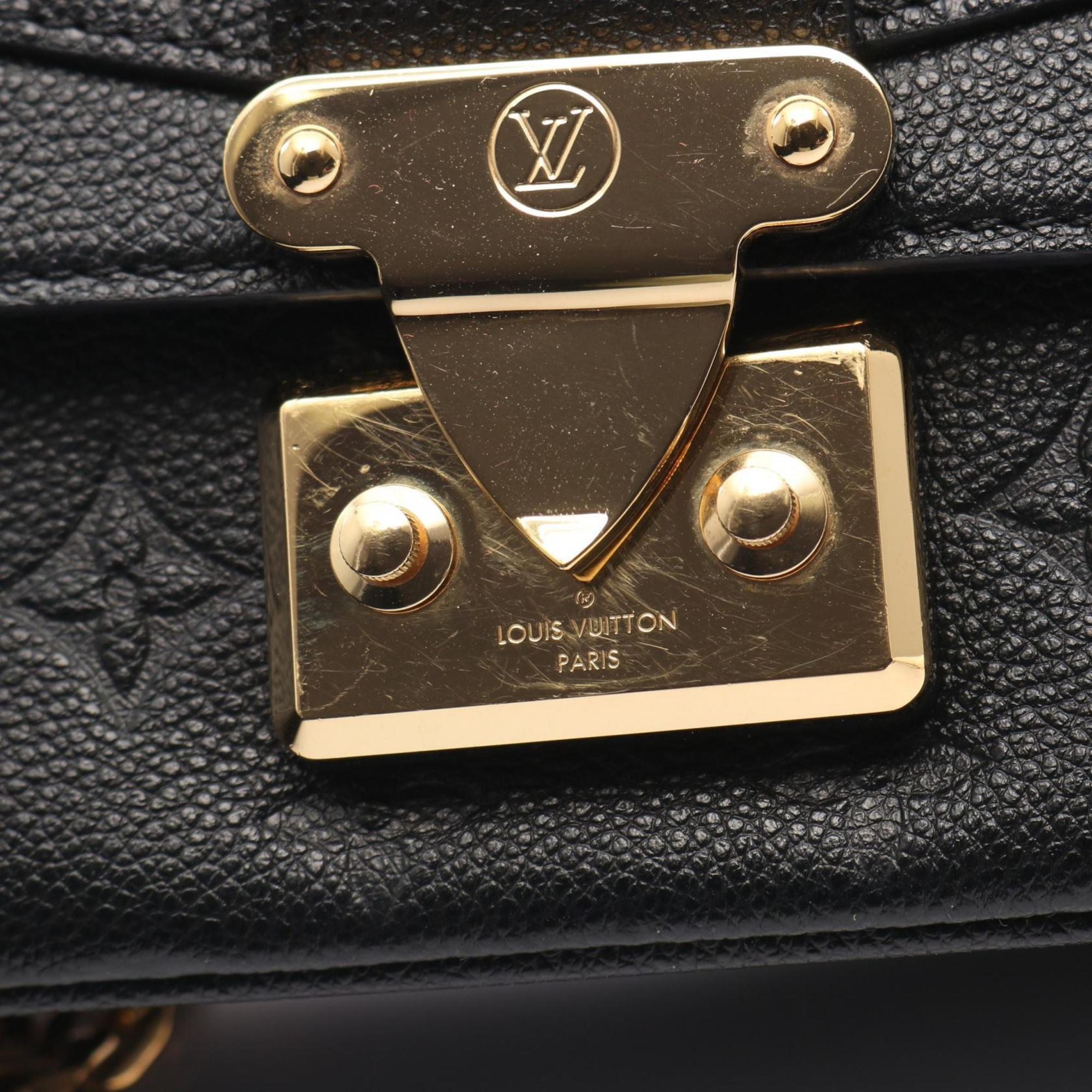 Louis Vuitton Black Noir Monogram Empreinte Shoulder Bag