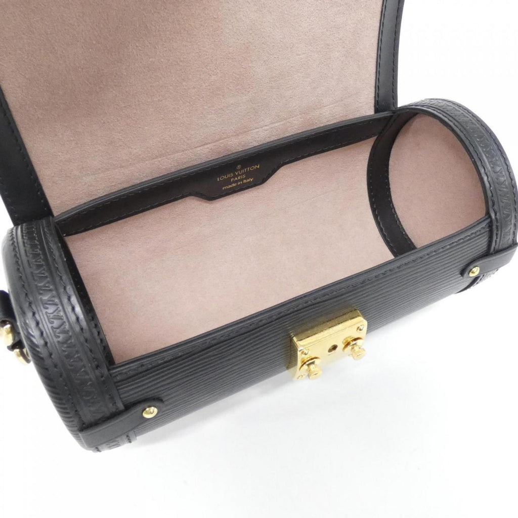 Louis Vuitton Black Leather Shoulder Bag