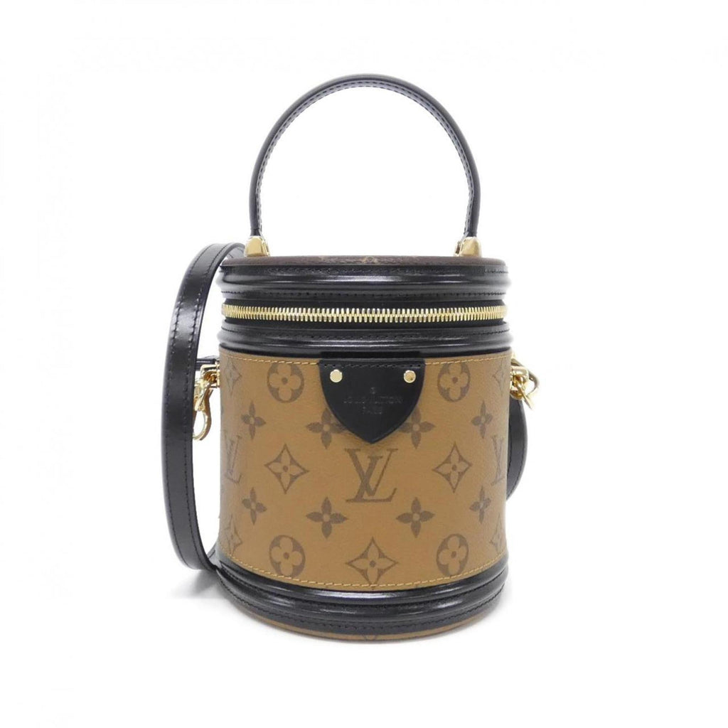 Louis Vuitton Marron Coated Canvas Handbag