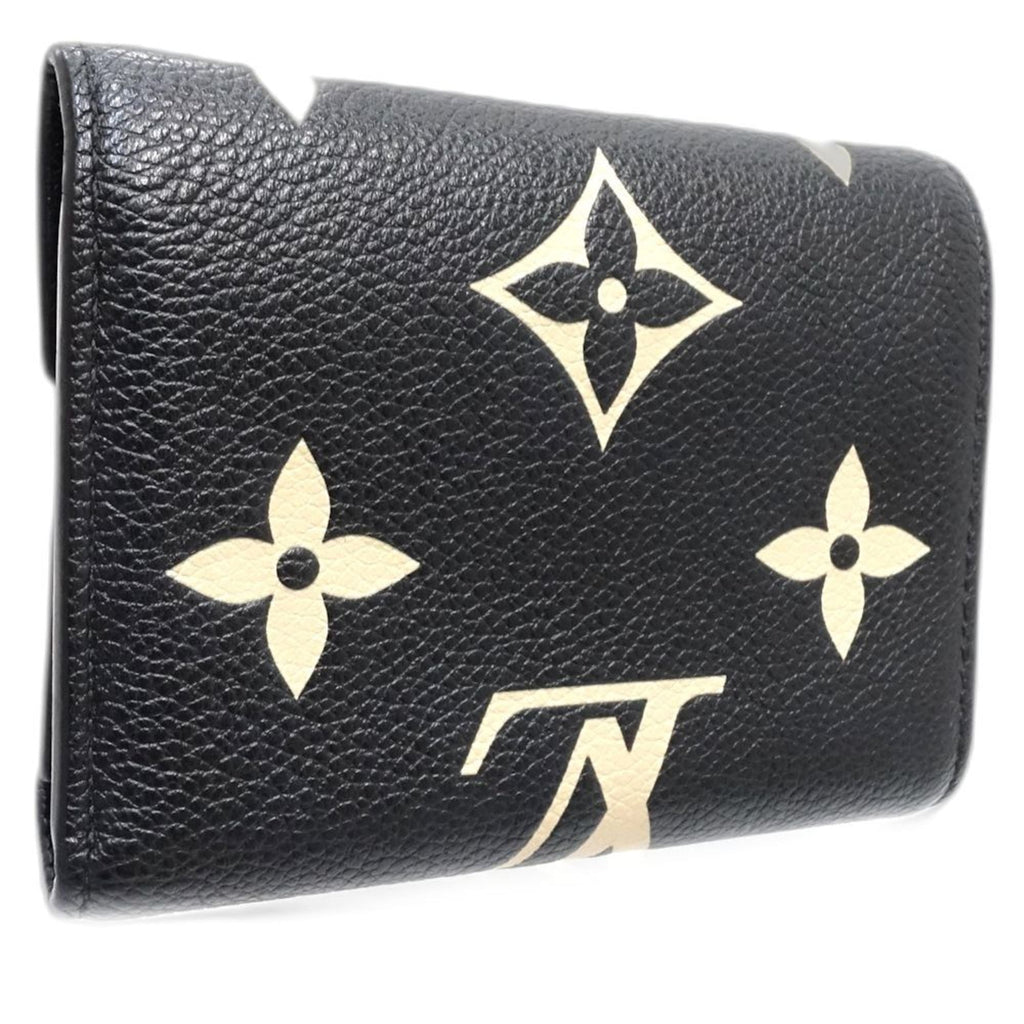 Louis Vuitton Monogram Bicolor Monogram Noir Monogram Empreinte Wallet (Tri-Fold)