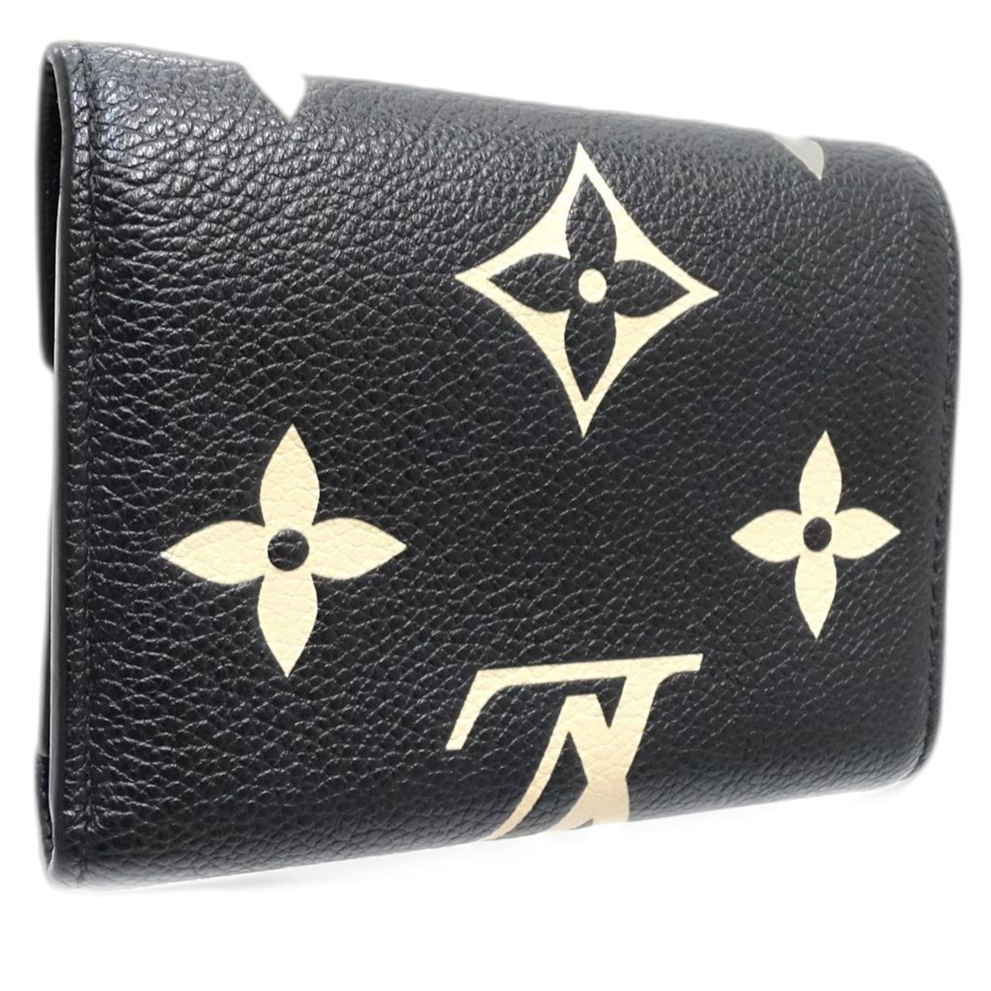 Louis Vuitton Monogram Bicolor Monogram Noir Monogram Empreinte Wallet (Tri-Fold)