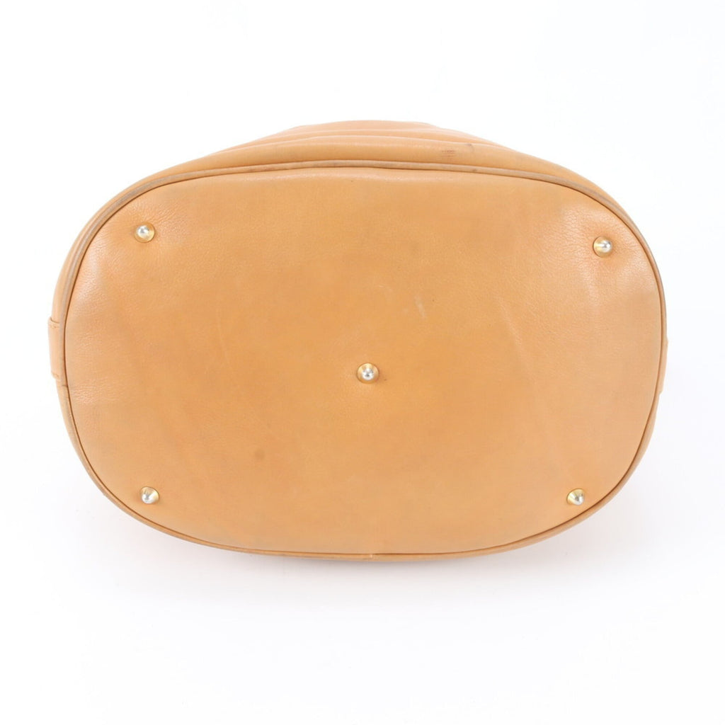 Gucci Brown Leather Shoulder Bag (Pre-Owned)