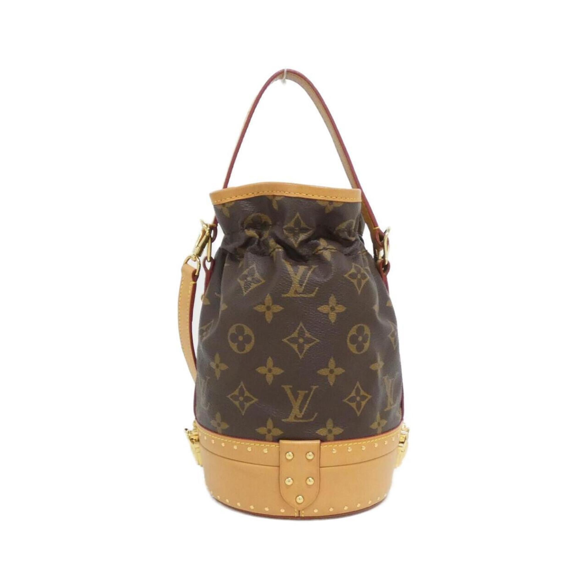 Louis Vuitton Marron Coated Canvas Handbag