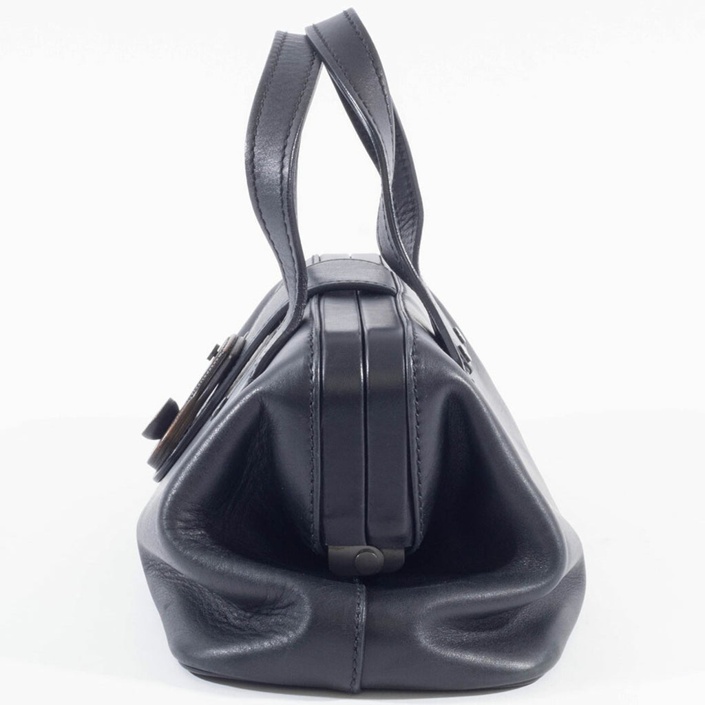 Gucci Black Leather Handbag (Pre-Owned)
