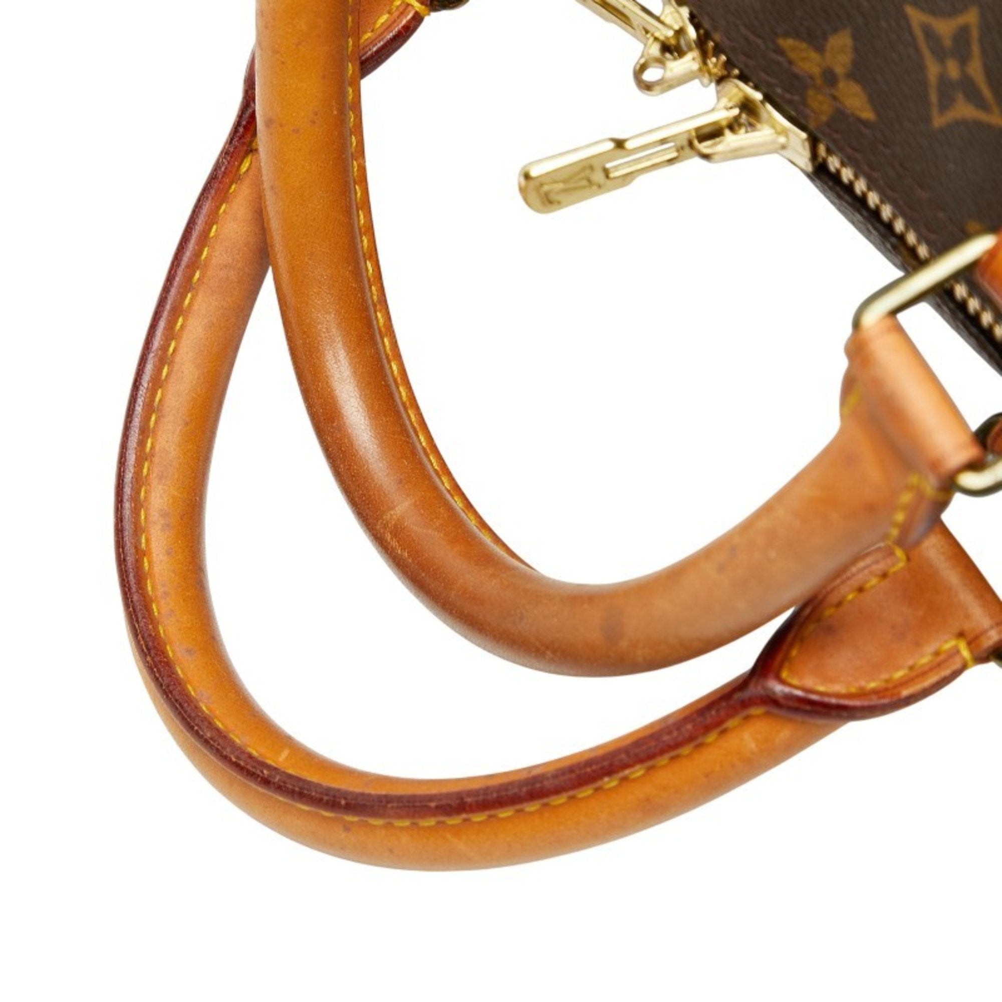 Louis Vuitton Brown Pvc Leather Boston Bag