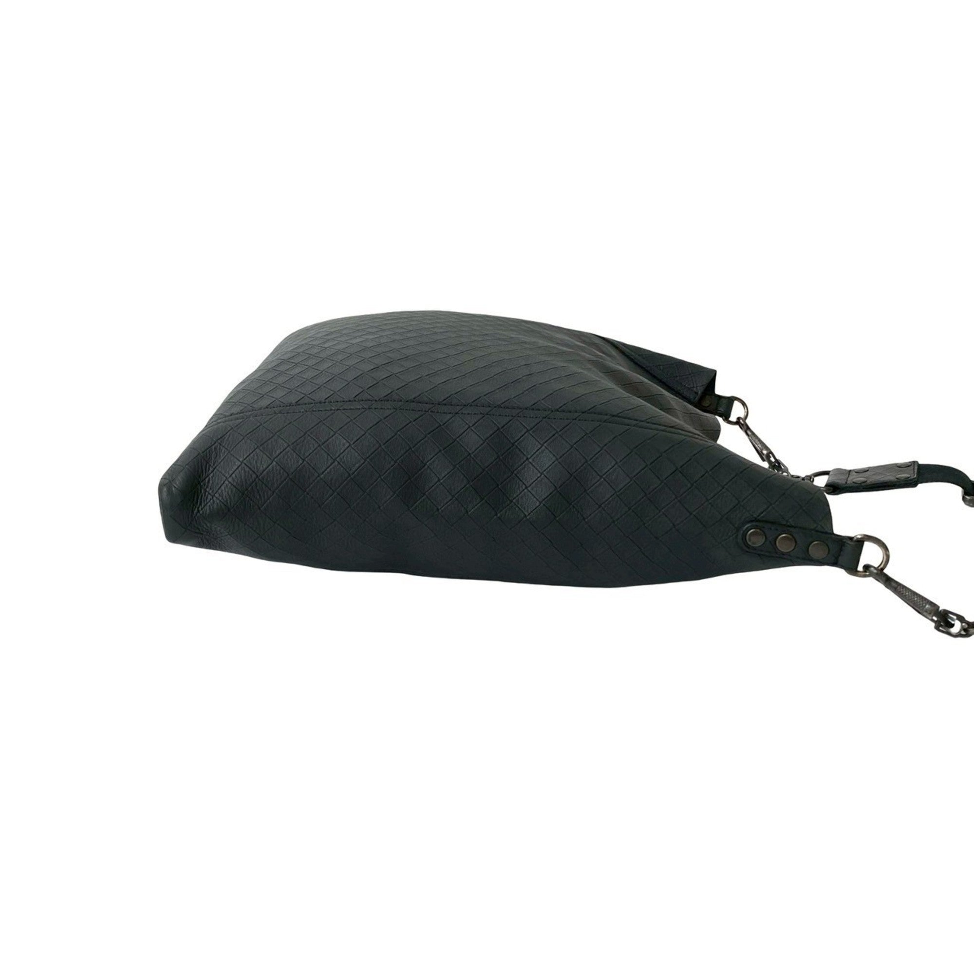 Bottega Veneta Black Leather Shoulder Bag