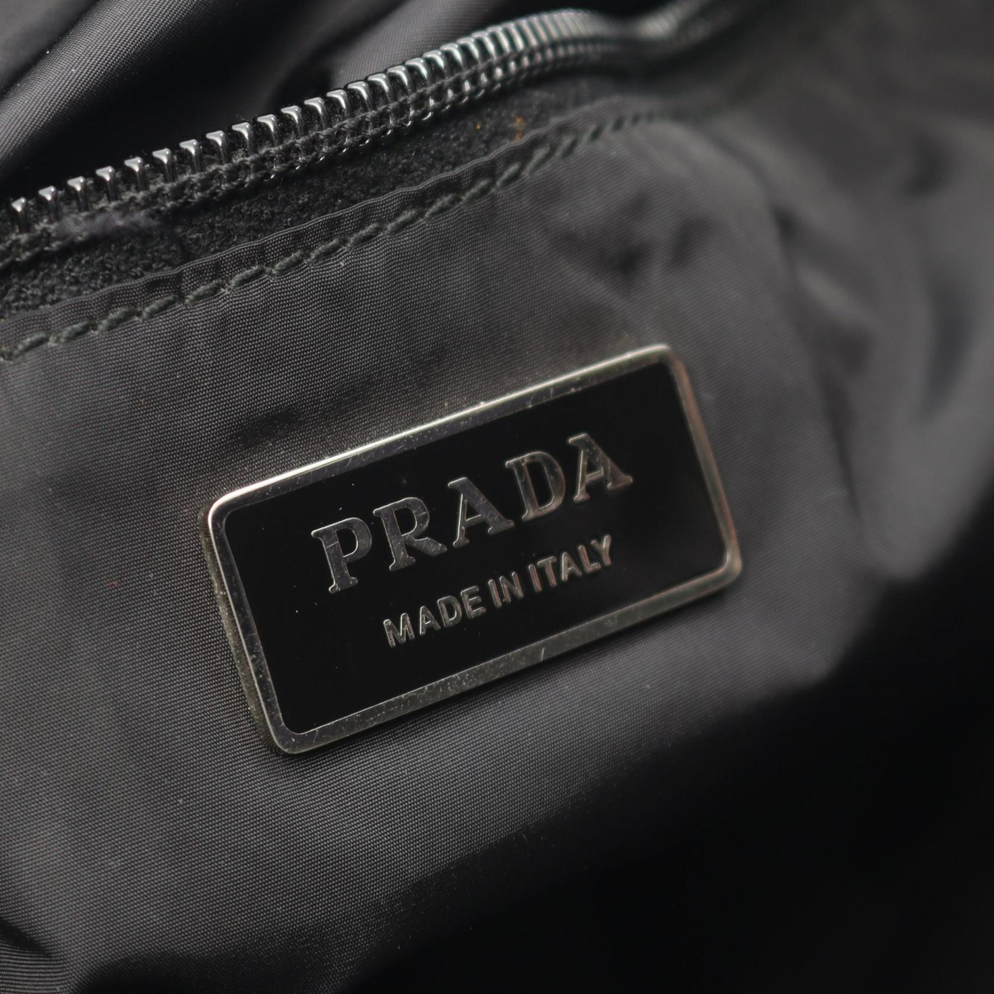 Prada Black Nylon Tote Bag