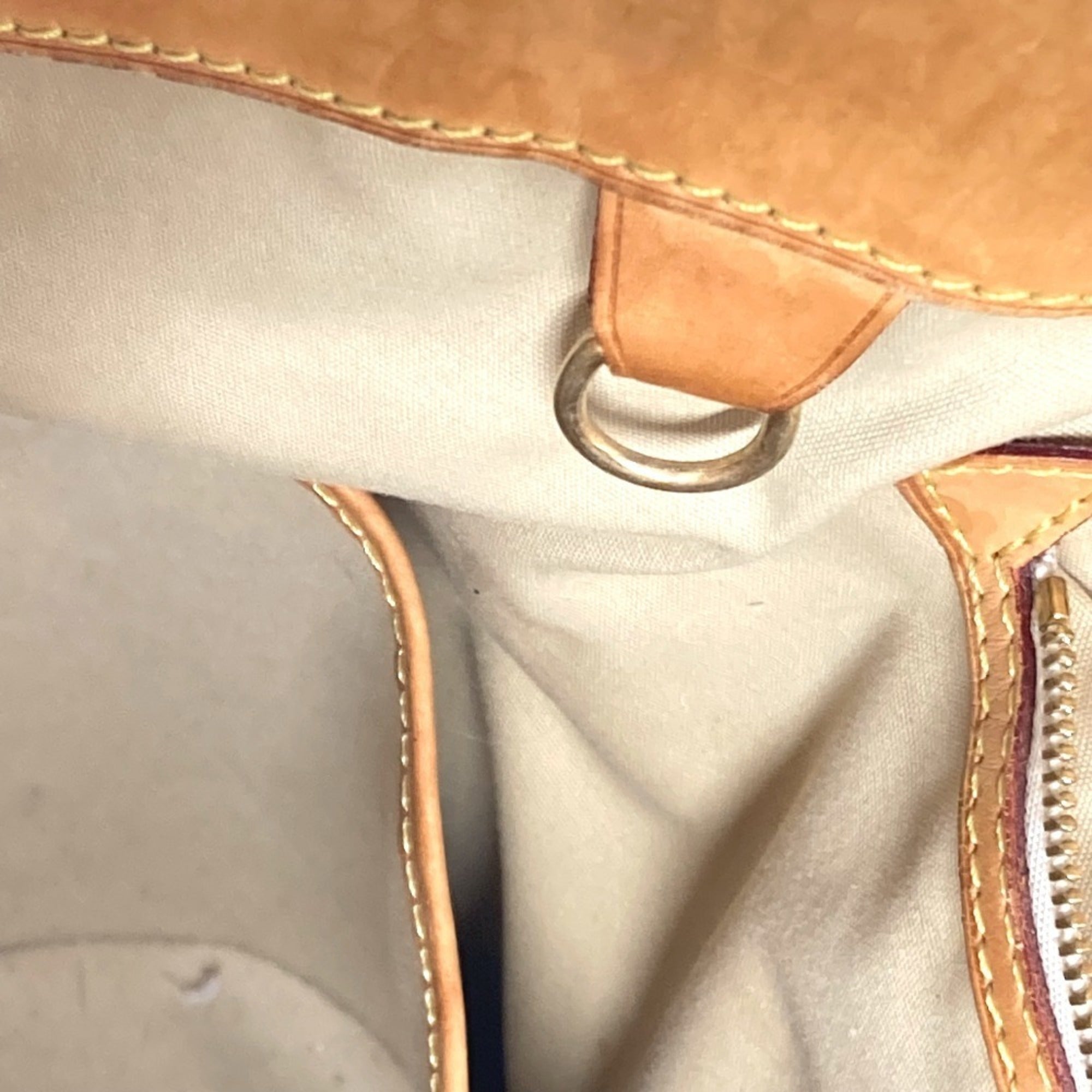 Louis Vuitton White Damier Azur Shoulder Bag Tote Bag