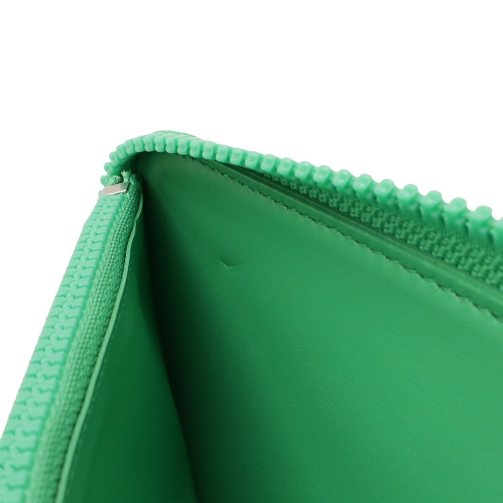 Louis Vuitton Green Vert Leather Long Wallet