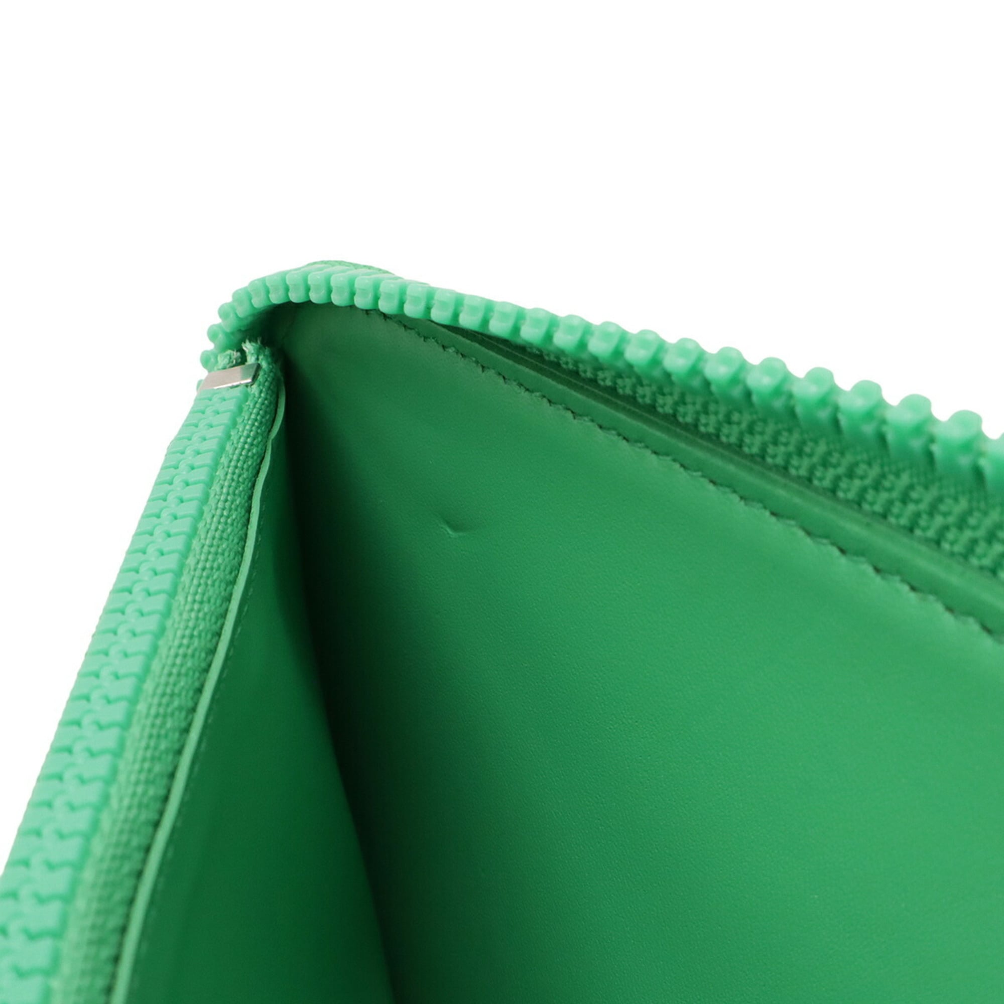 Louis Vuitton Green Vert Leather Long Wallet