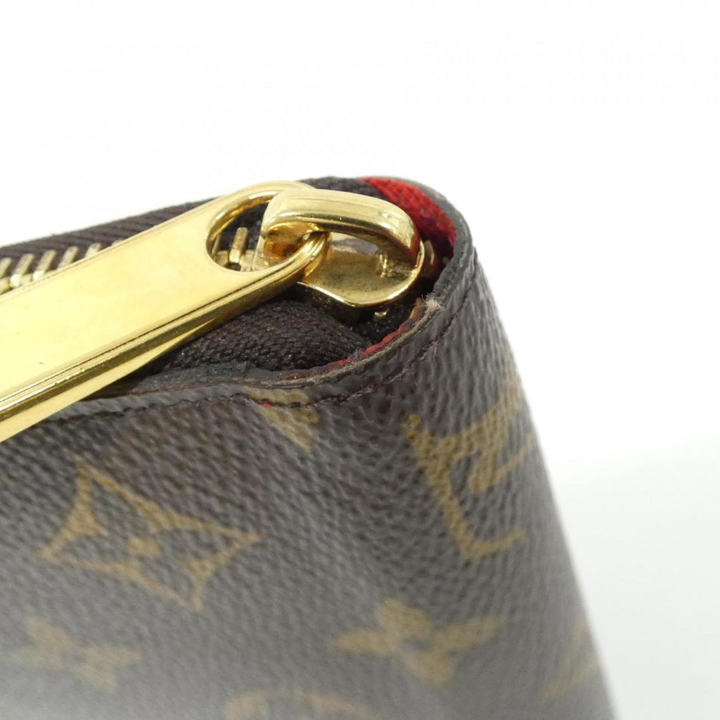 Louis Vuitton Coquelicots Marron Coated Canvas Long Wallet
