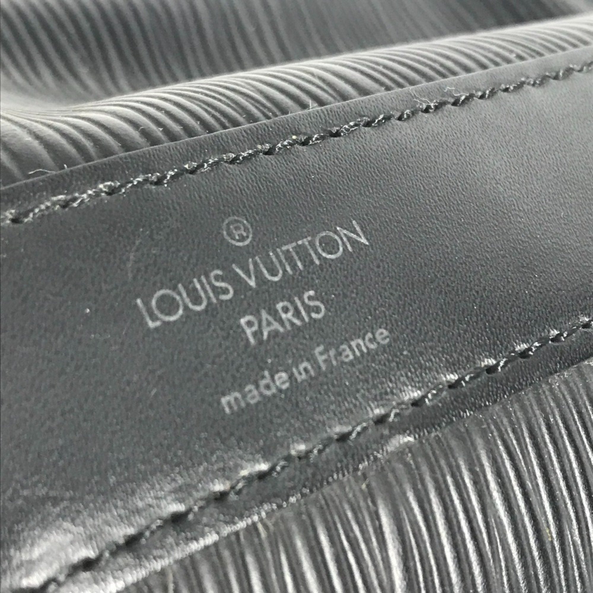 Louis Vuitton Black Noir Epi Leather Shoulder Bag