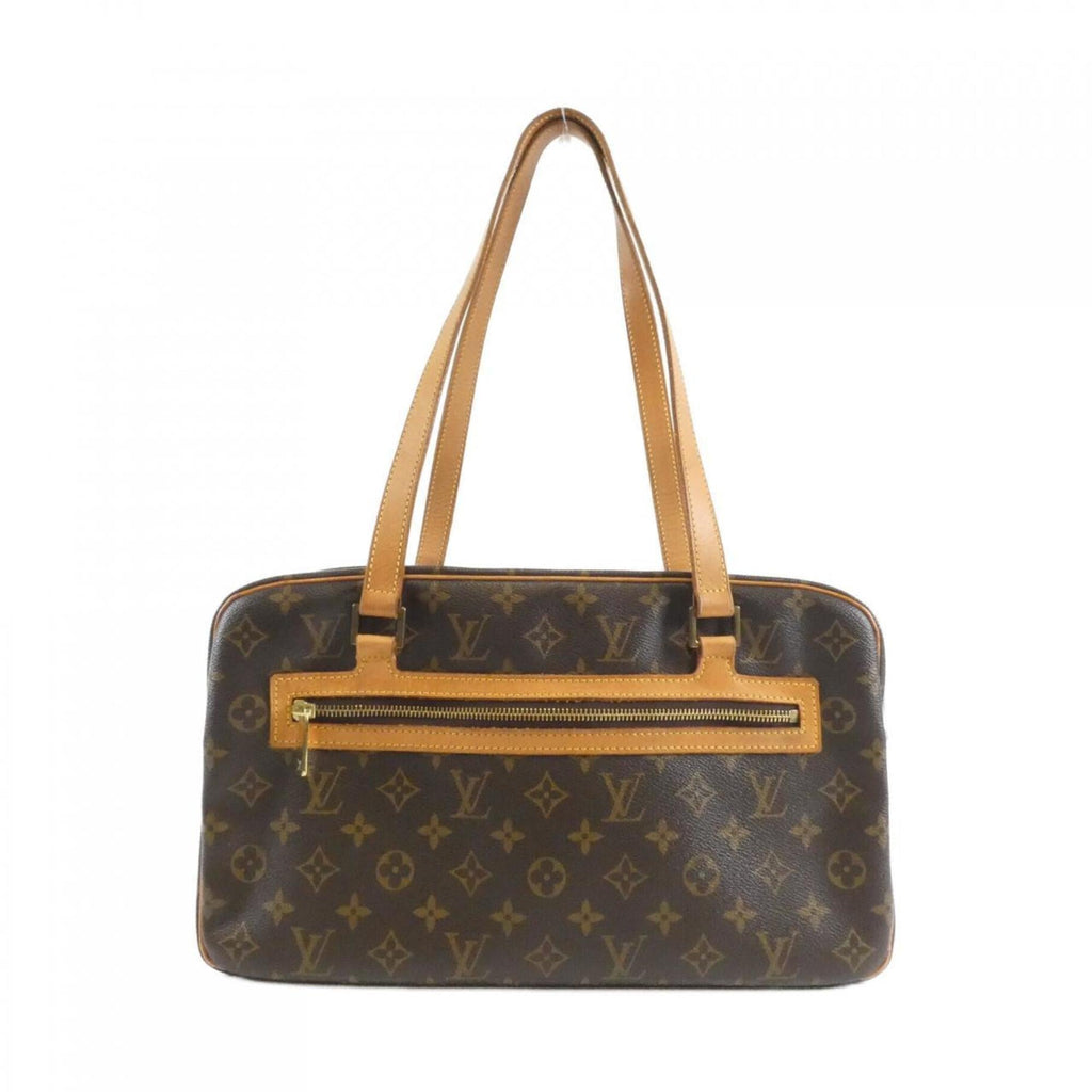 Louis Vuitton Brown Coated Canvas Shoulder Bag