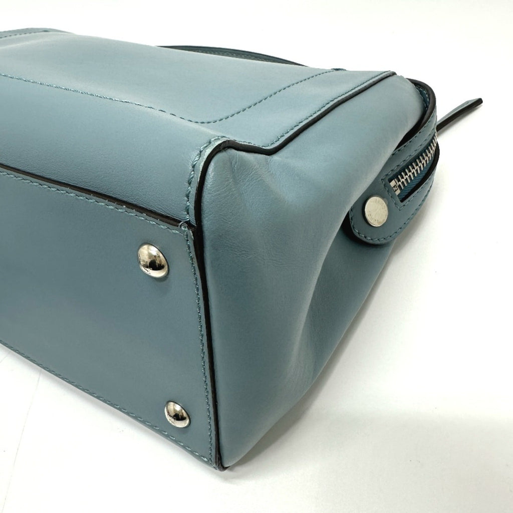 Fendi Blue Leather Handbag