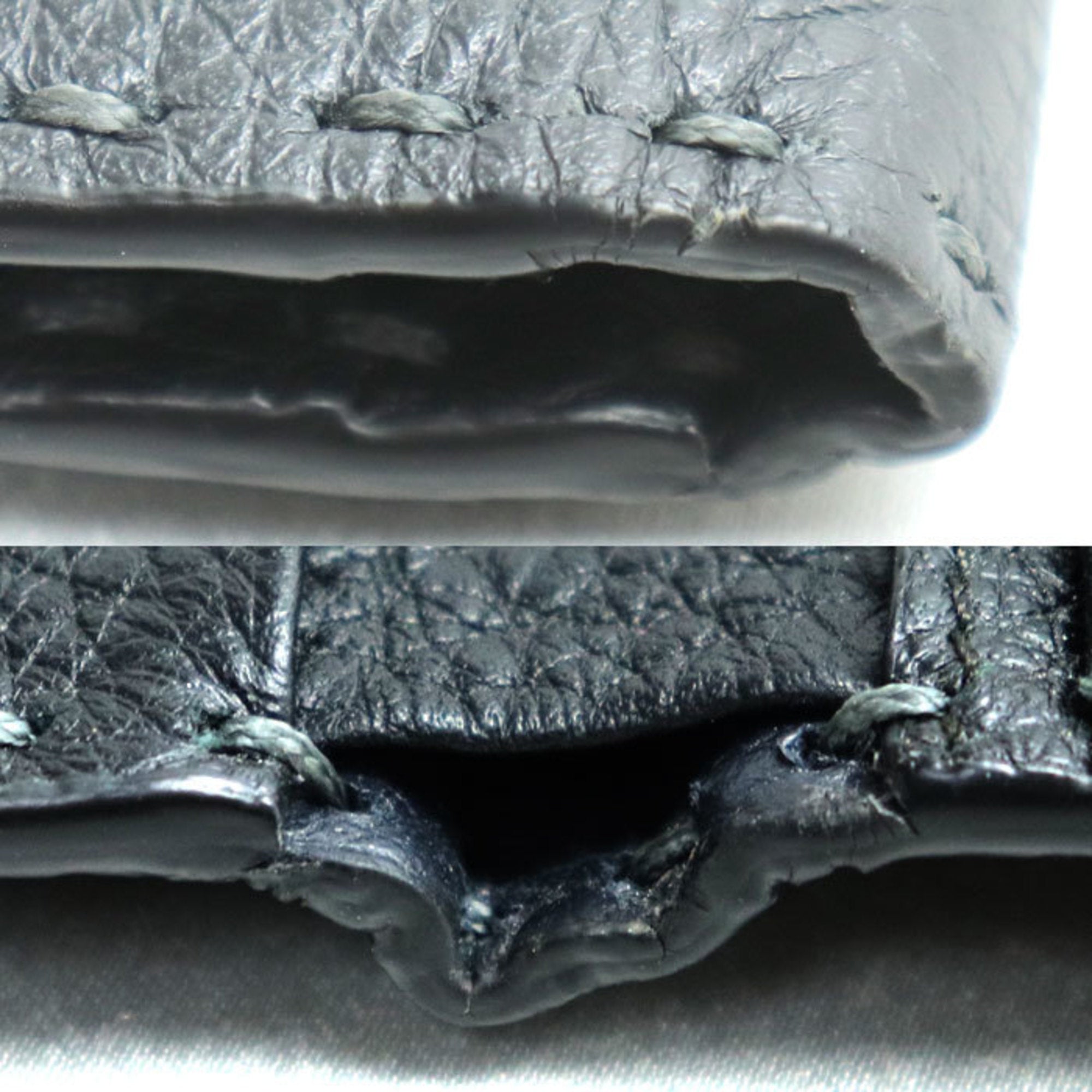 Fendi Gray Leather Wallet (Bi-Fold)