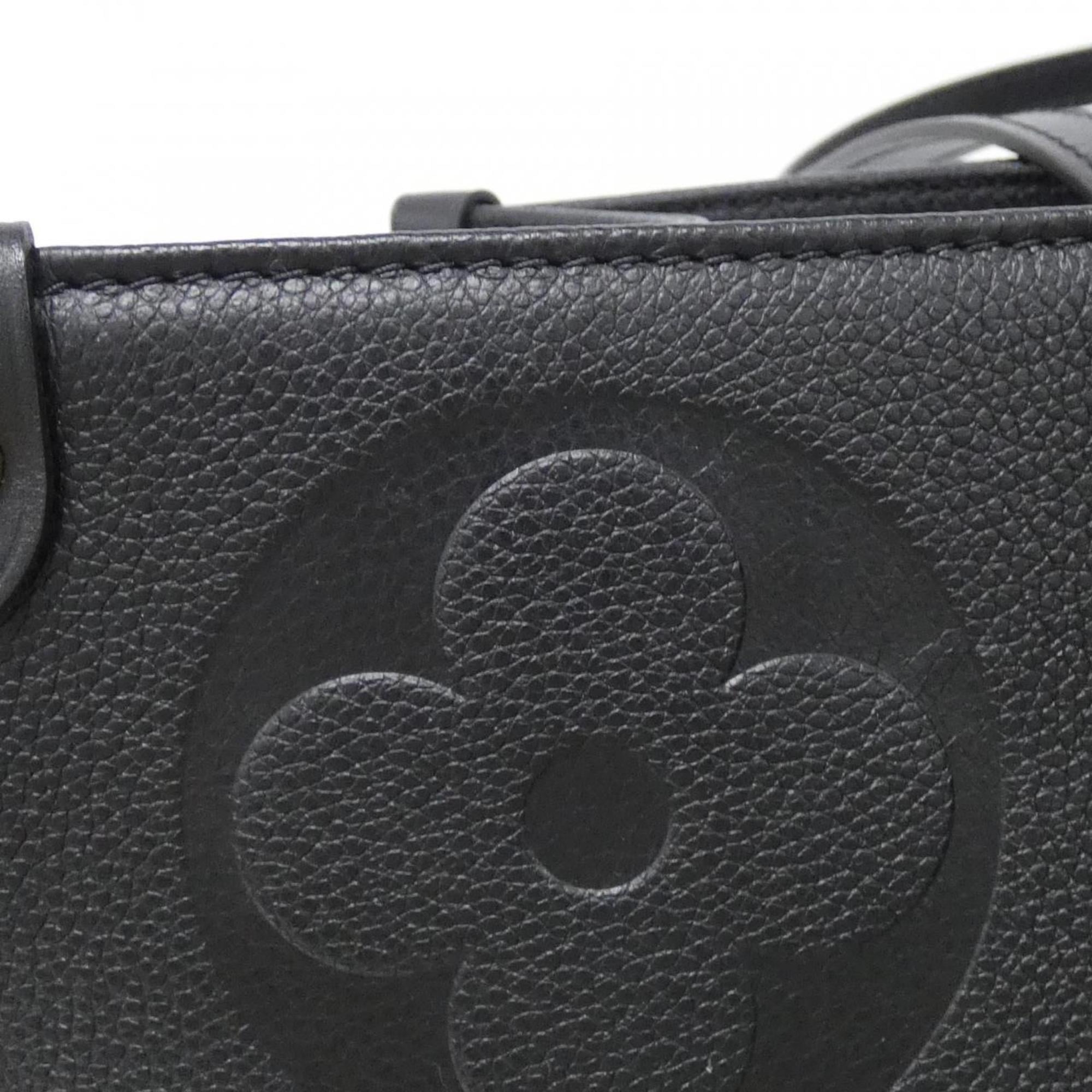 Louis Vuitton Black Leather Handbag