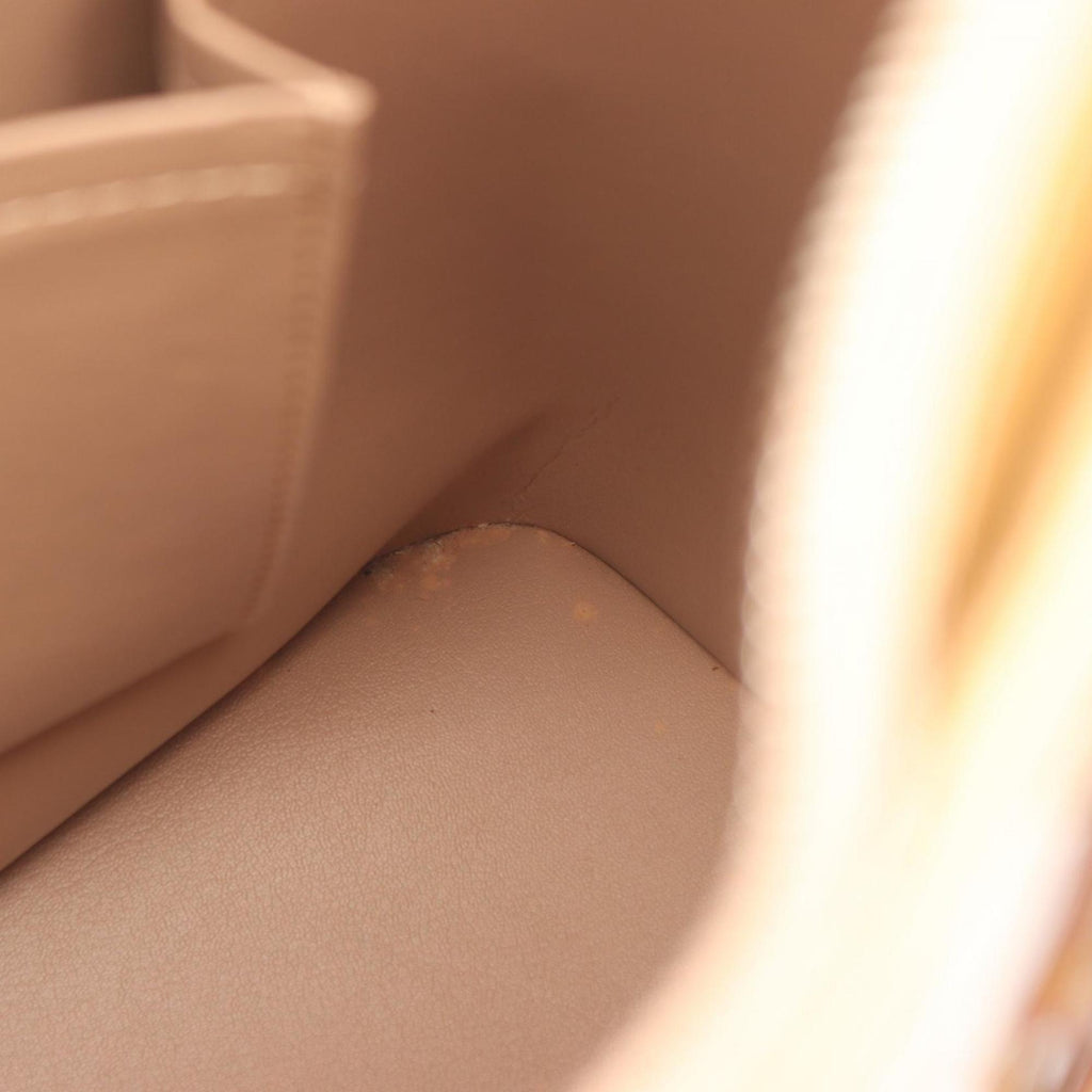Louis Vuitton Beige Leather Handbag
