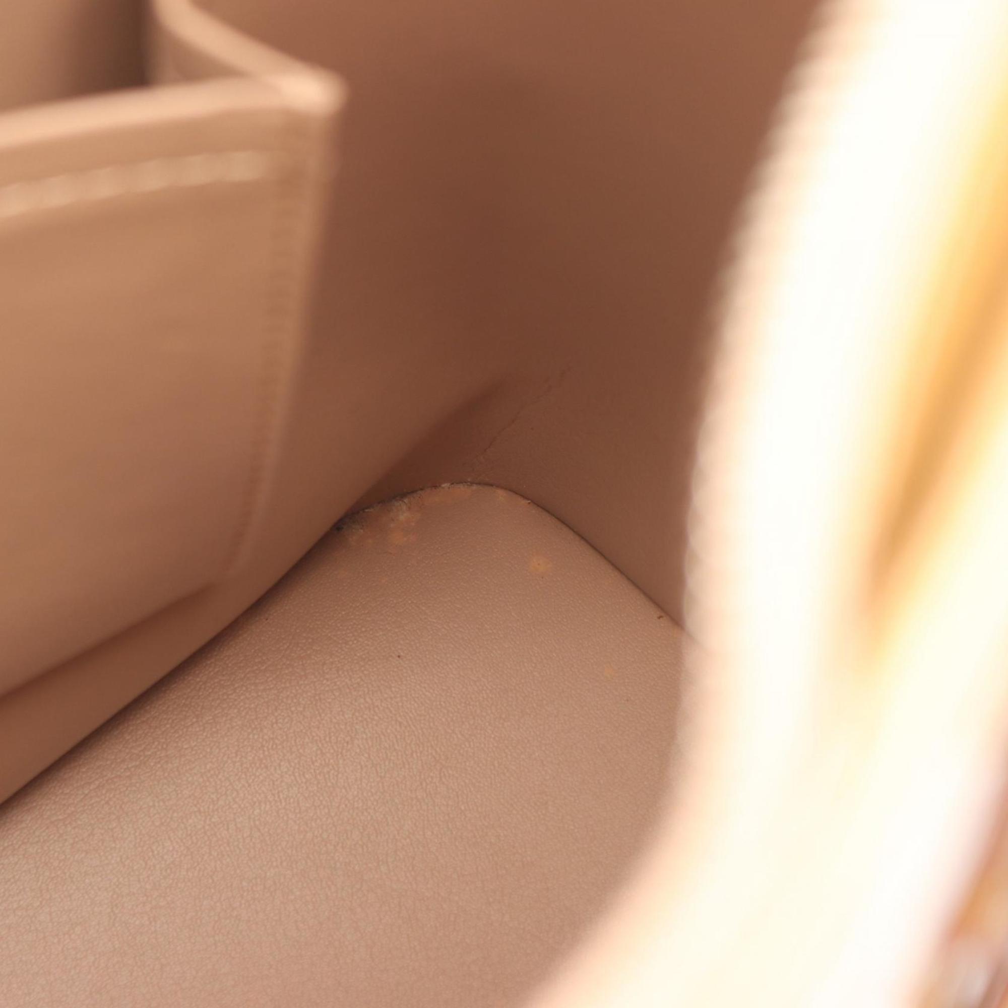 Louis Vuitton Beige Leather Handbag