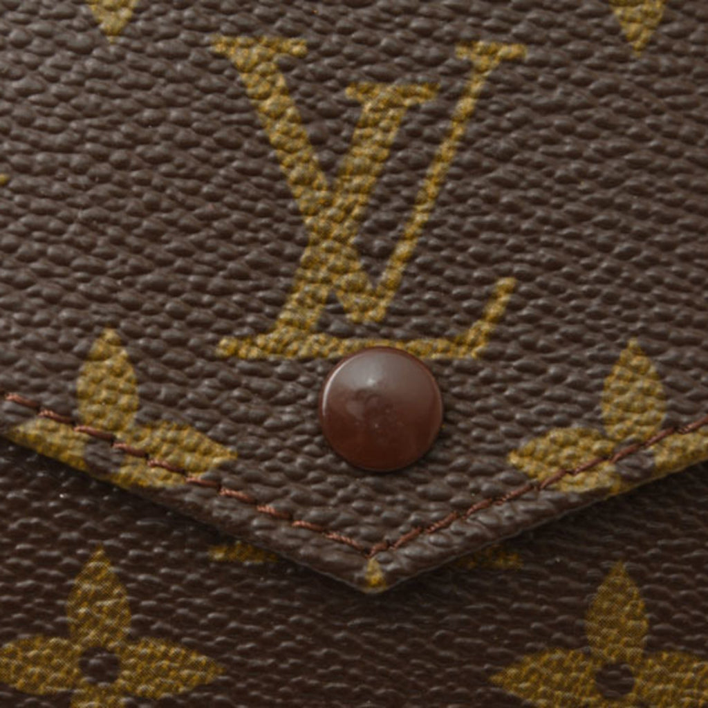 Louis Vuitton Brown Coated Canvas Wallet