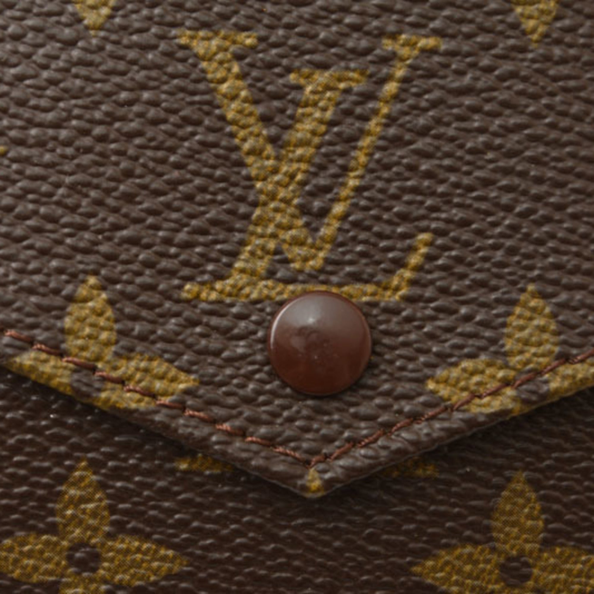 Louis Vuitton Brown Coated Canvas Wallet