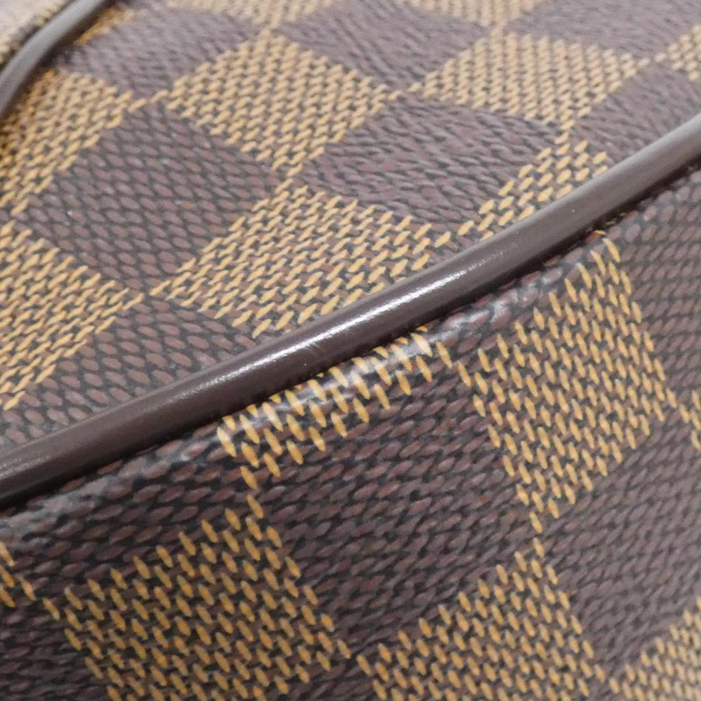 Louis Vuitton Brown Coated Canvas Shoulder Bag