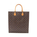 Louis Vuitton Brown Coated Canvas Leather Handbag Tote Bag