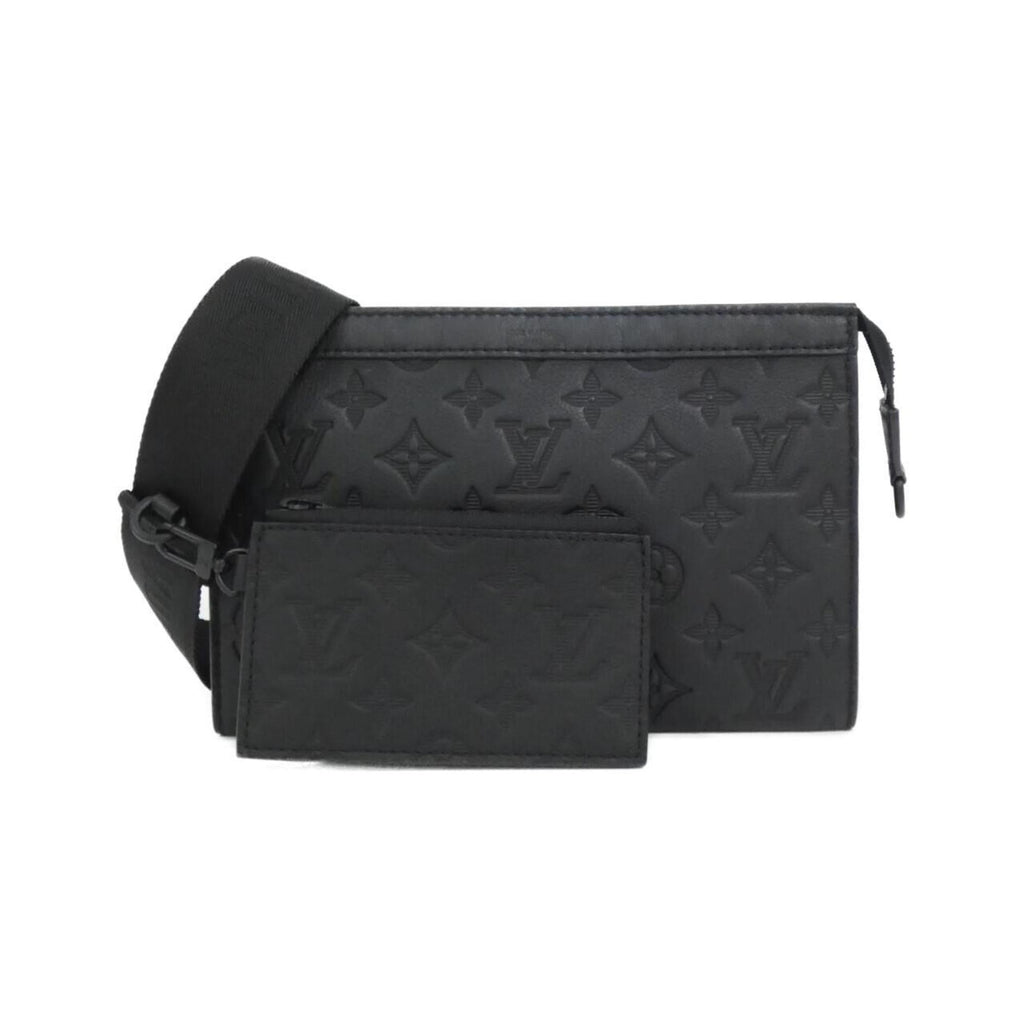Louis Vuitton Black Leather Shoulder Bag