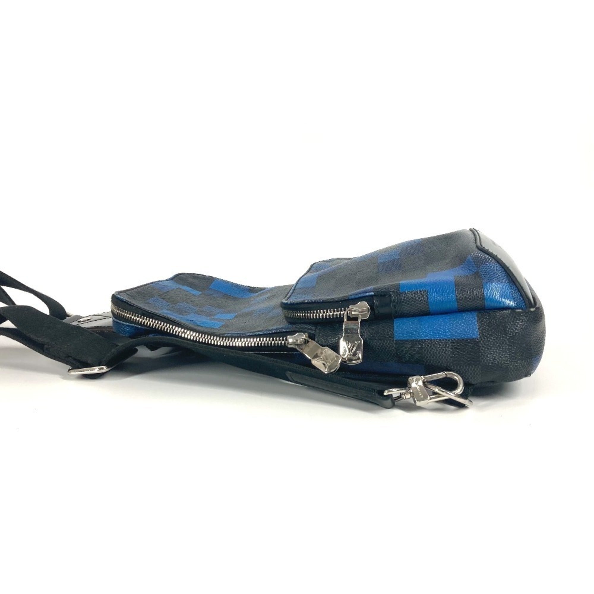 Louis Vuitton Damier Graphite Black Blue Damier Graphite Shoulder Bag Sling Bag