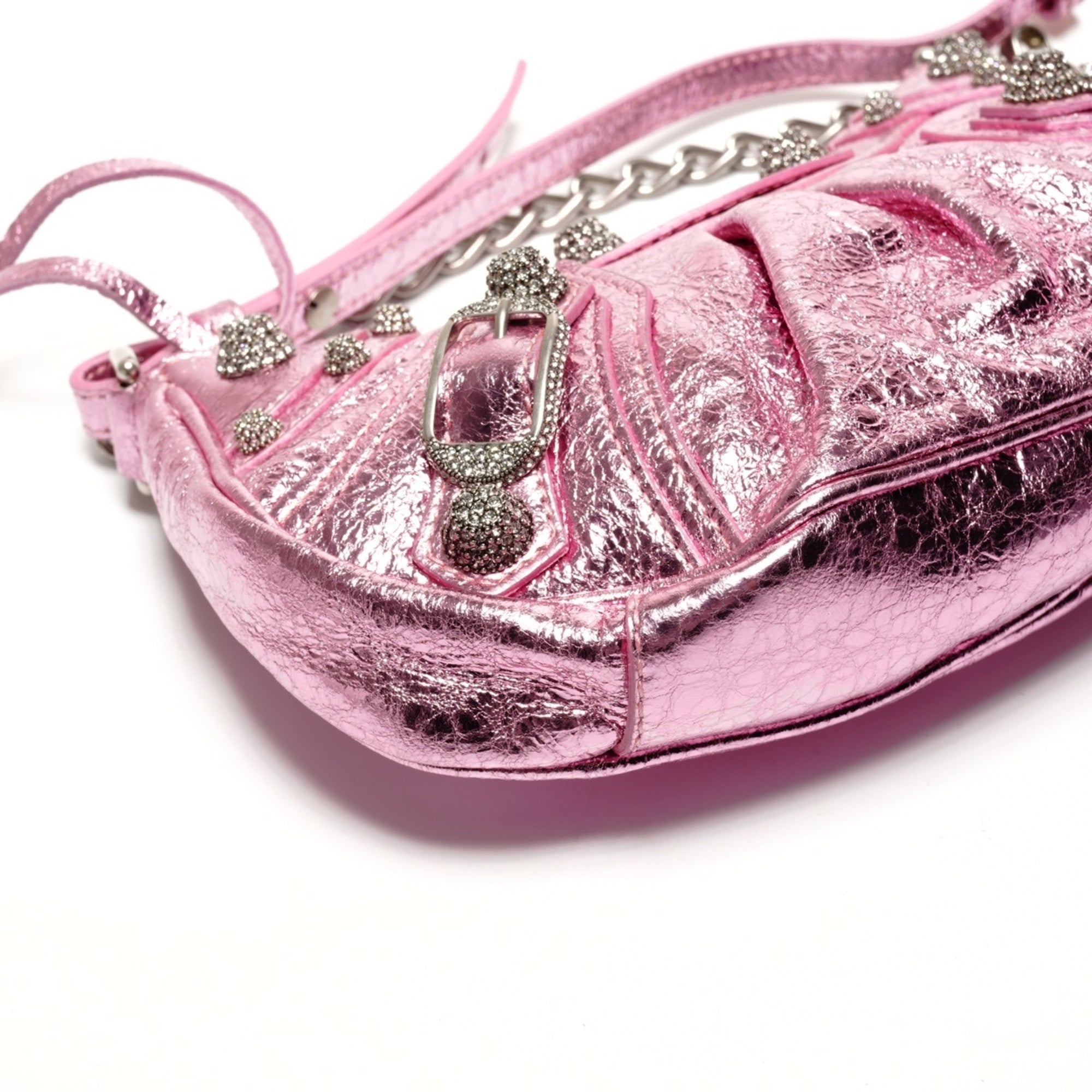 Balenciaga Metallic Pink Shoulder