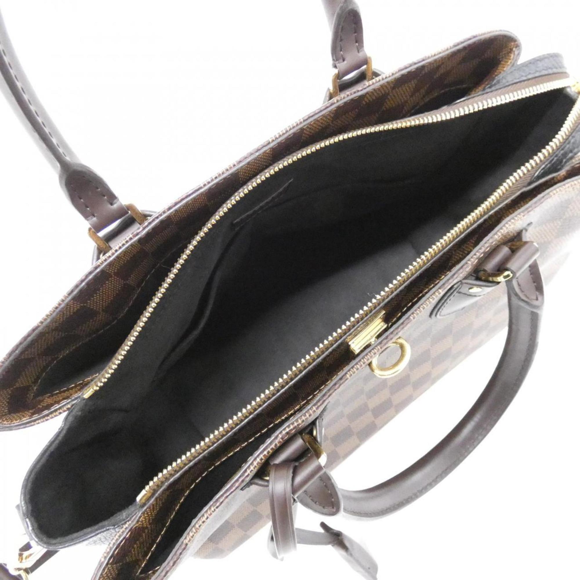 Louis Vuitton Brown Coated Canvas Handbag