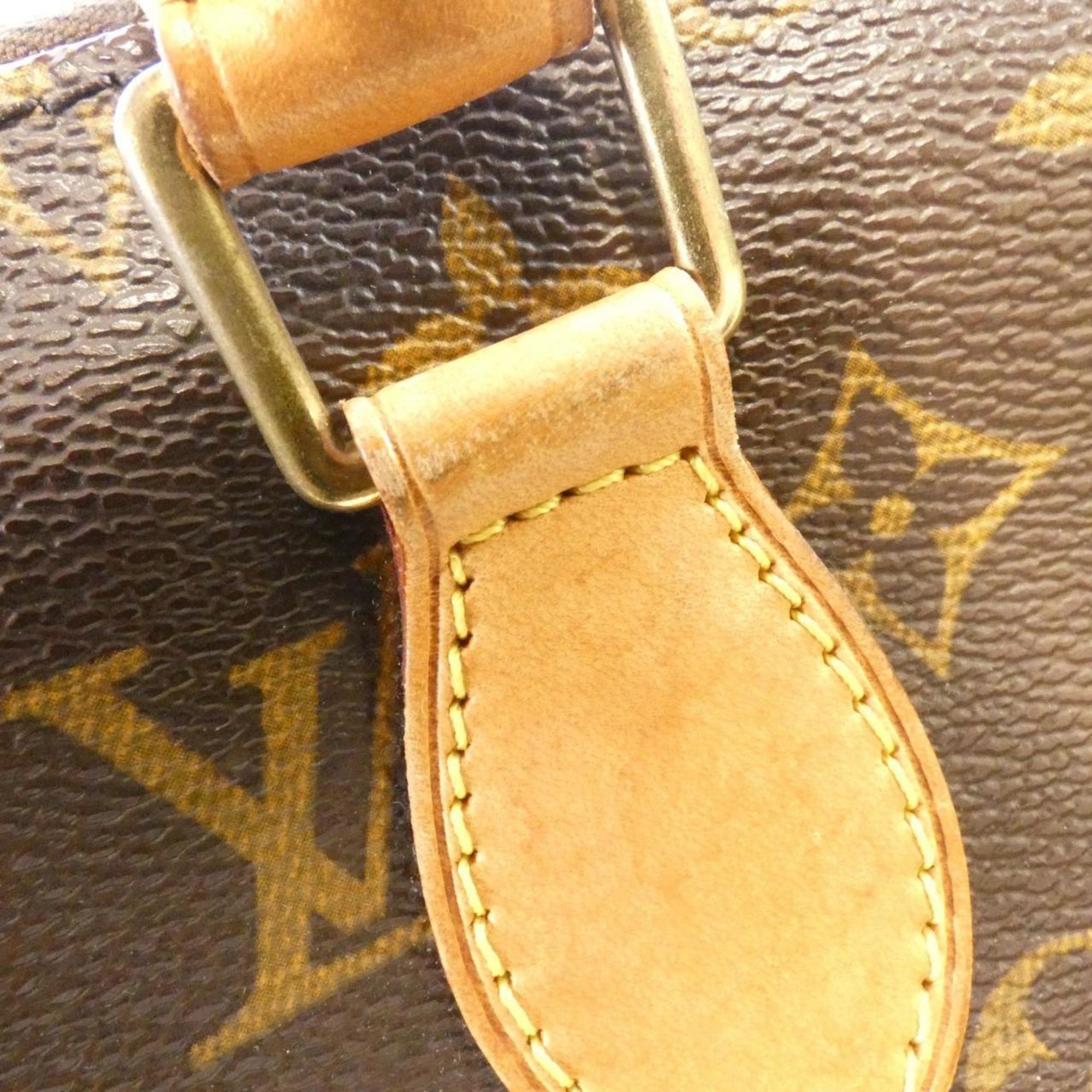 Louis Vuitton Marron Coated Canvas Handbag