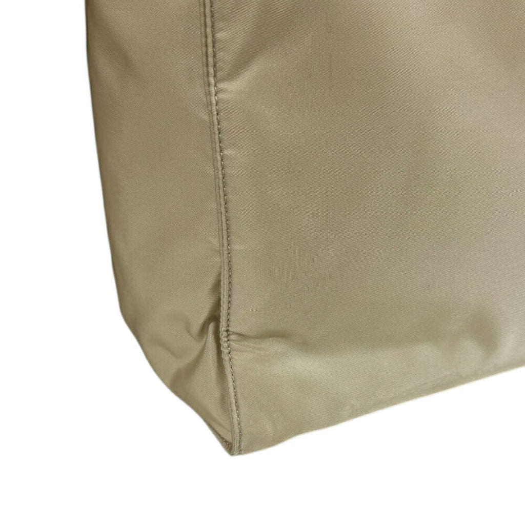 Prada Beige Nylon Shoulder Bag