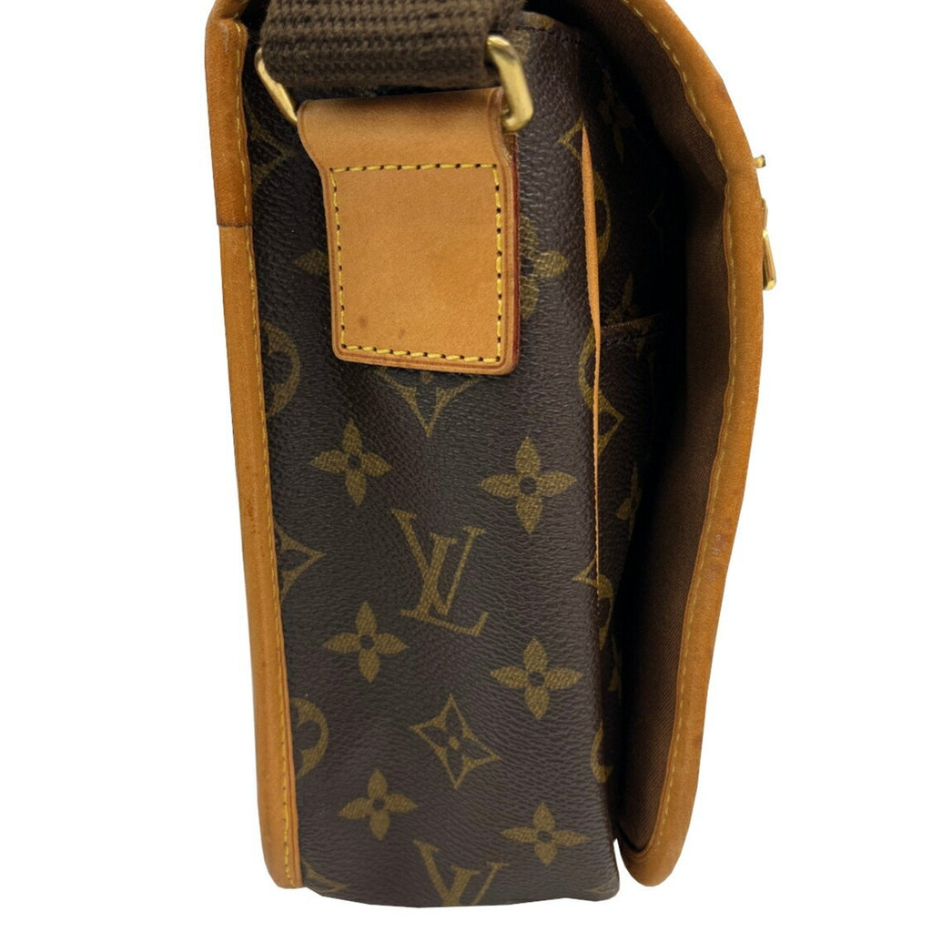 Louis Vuitton Brown Monogram Leather Shoulder Bag