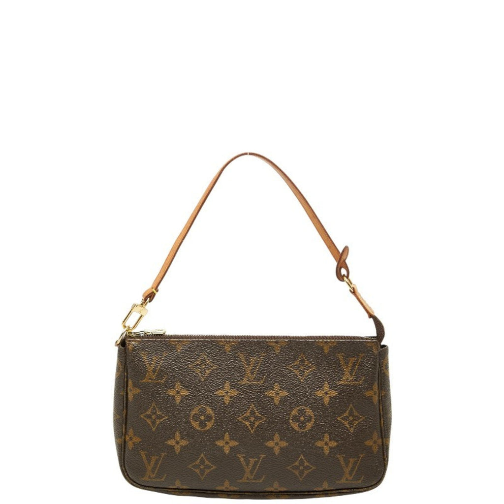Louis Vuitton Brown Pvc Leather Handbag Pochette