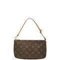 Louis Vuitton Brown Pvc Leather Handbag Pochette
