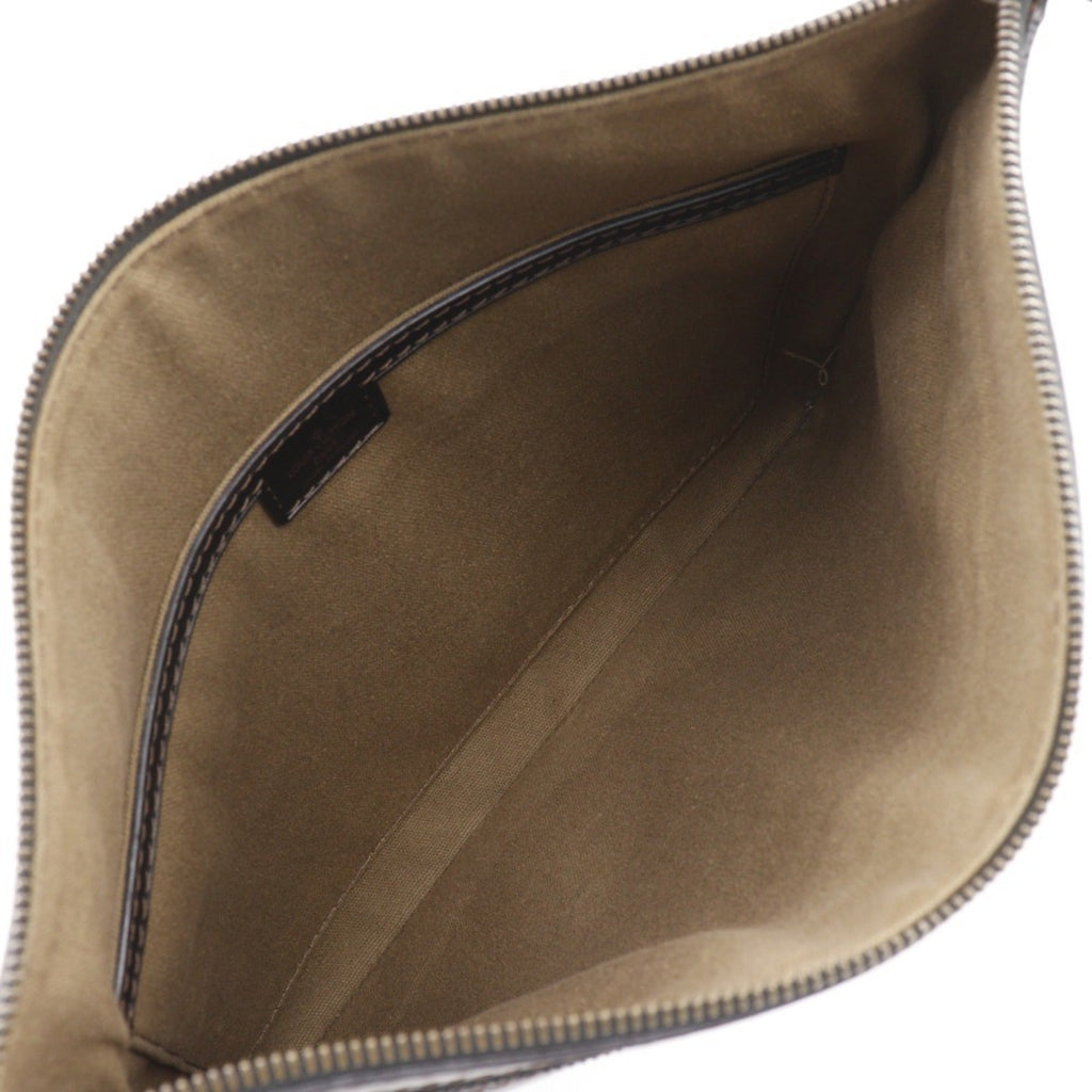 Louis Vuitton Brown Coffee Leather Shoulder Bag