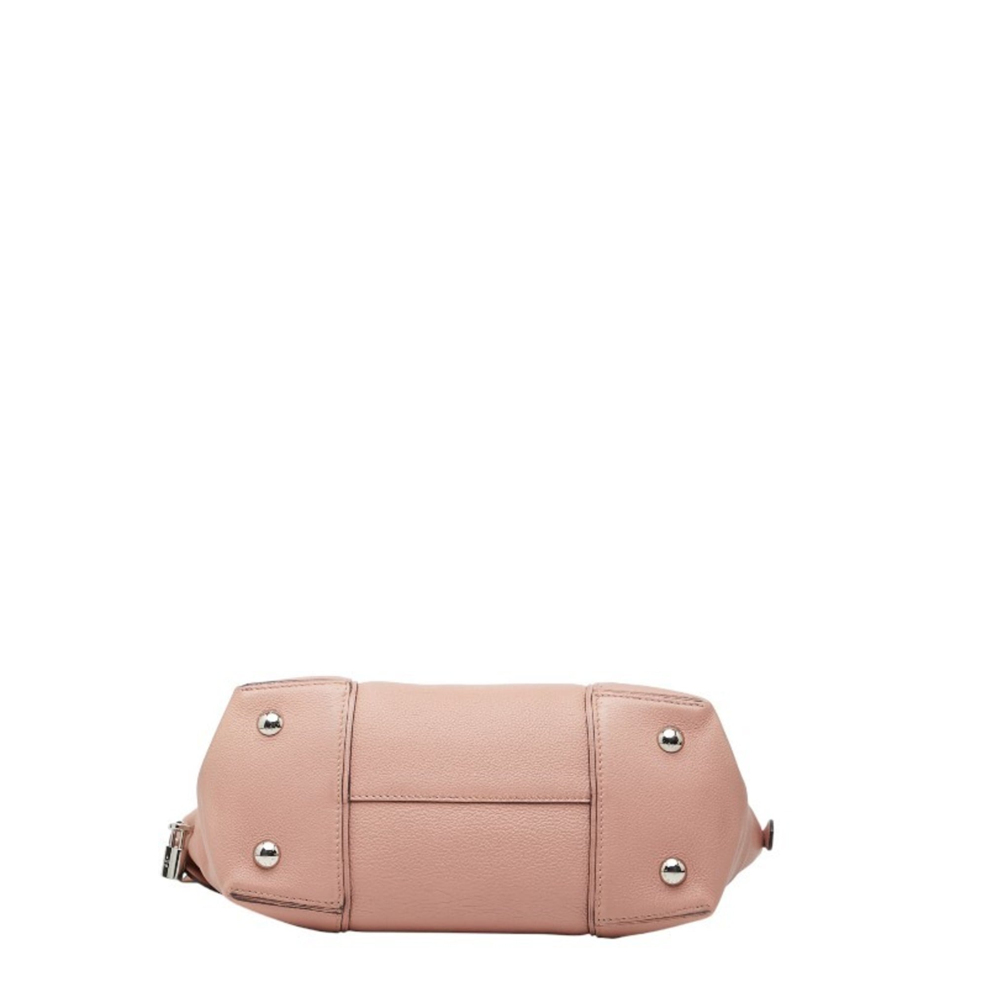 Louis Vuitton Magnolia Pink Leather Handbag Shoulder Bag
