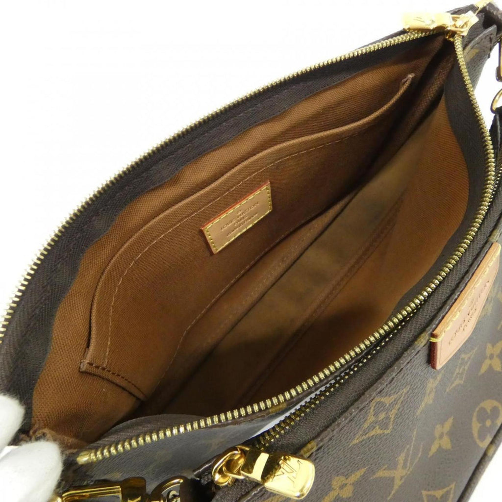 Louis Vuitton Monogram Khaki Marron Monogram Monogram Pochette Pouch Shoulder Bag