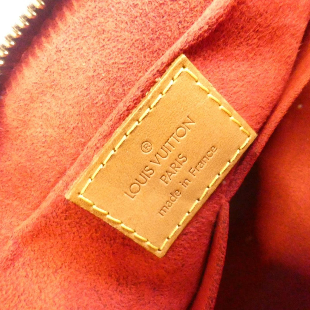 Louis Vuitton Brown Coated Canvas Shoulder Bag