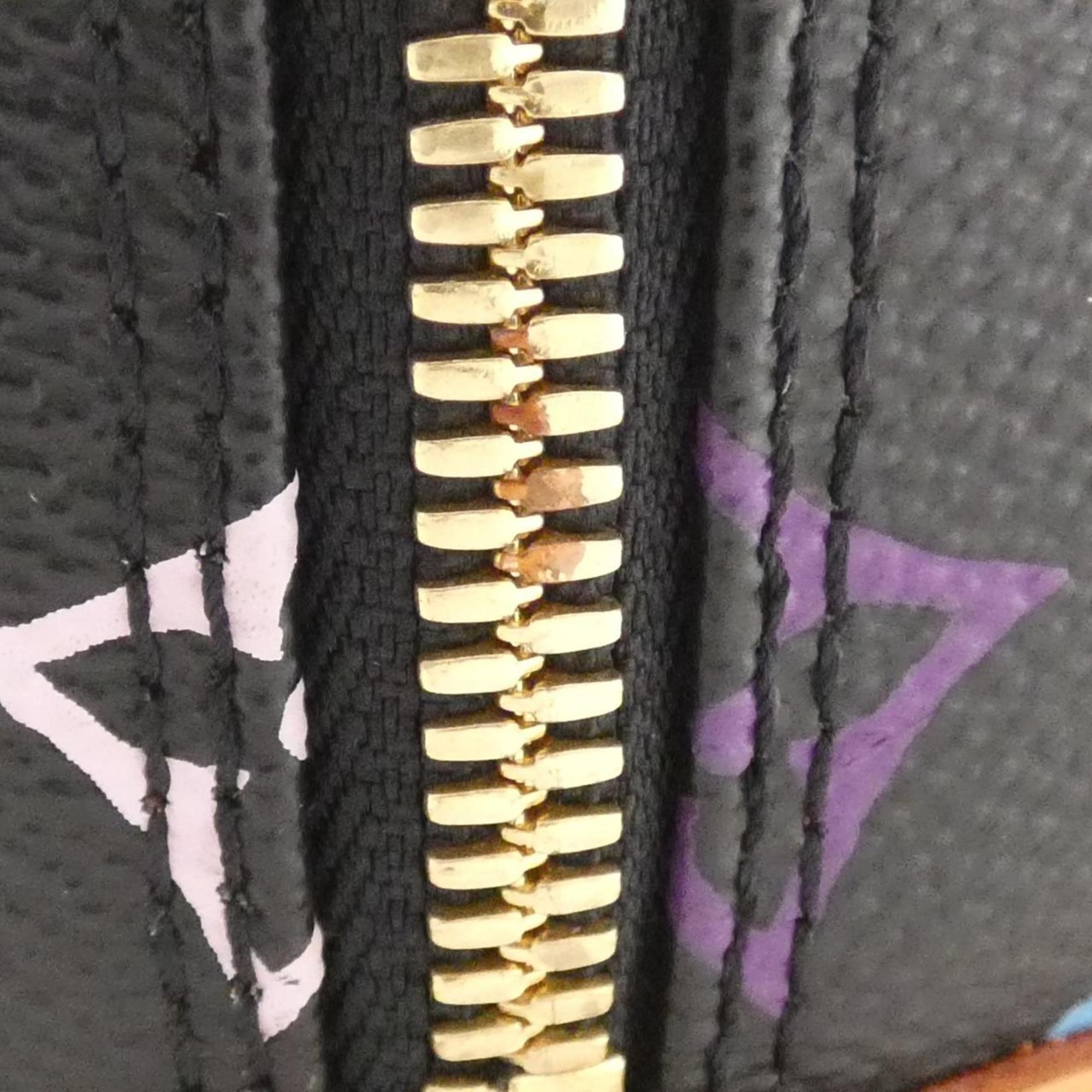 Louis Vuitton Black Coated Canvas Handbag