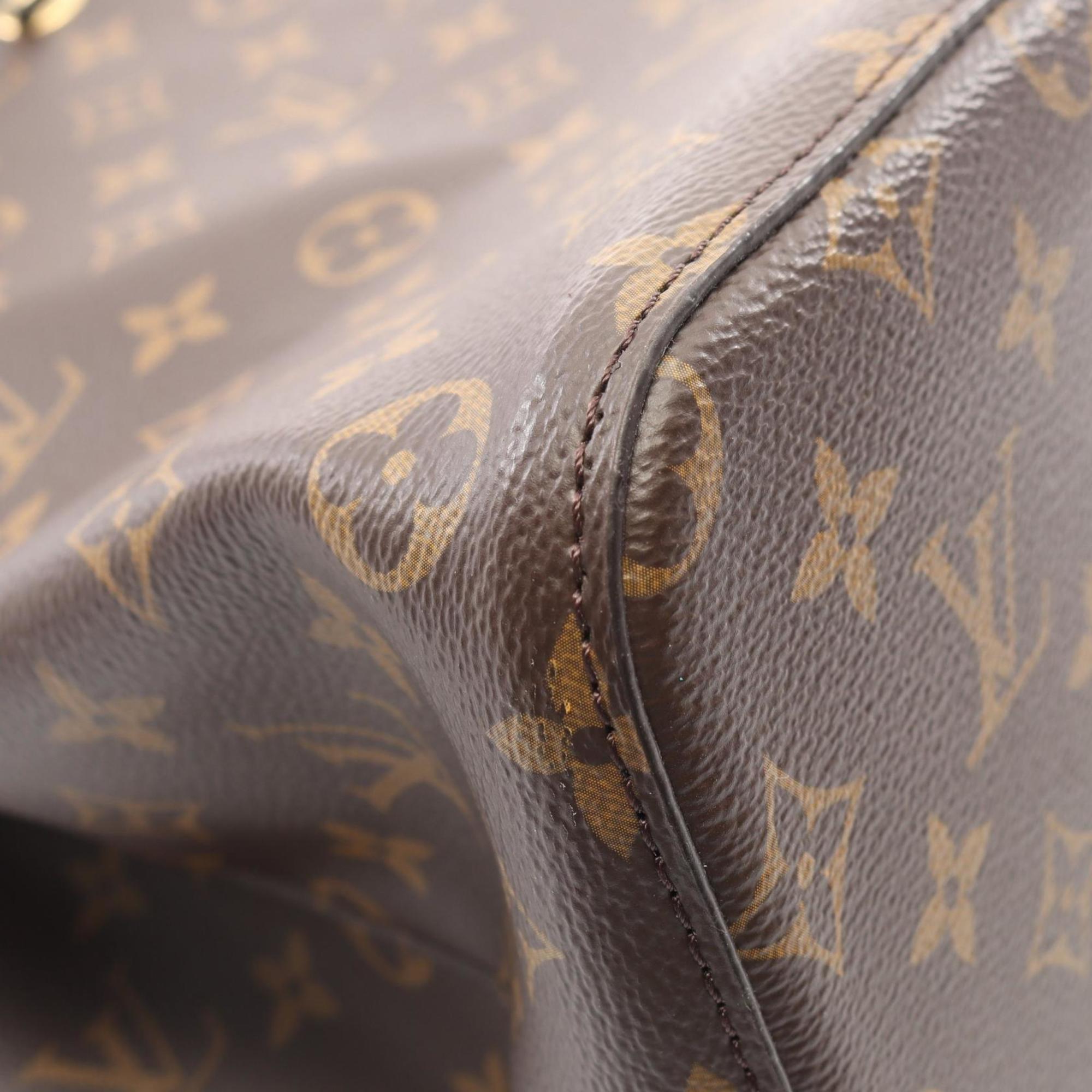 Louis Vuitton Black Brown Monogram Noir Monogram Leather Handbag Shoulder Bag