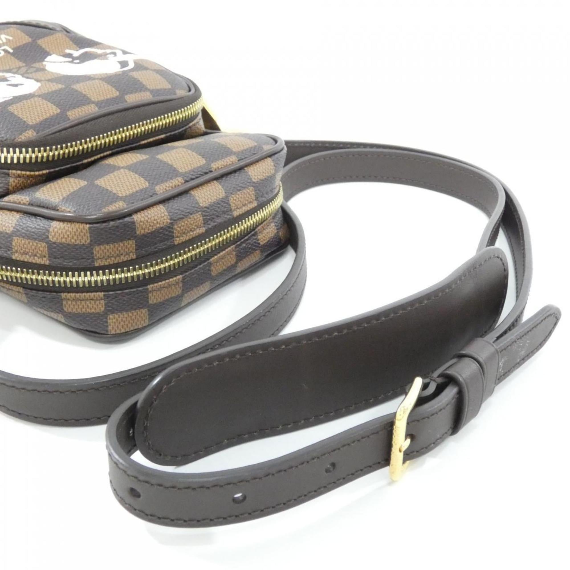 Louis Vuitton Ebene Coated Canvas Shoulder Bag