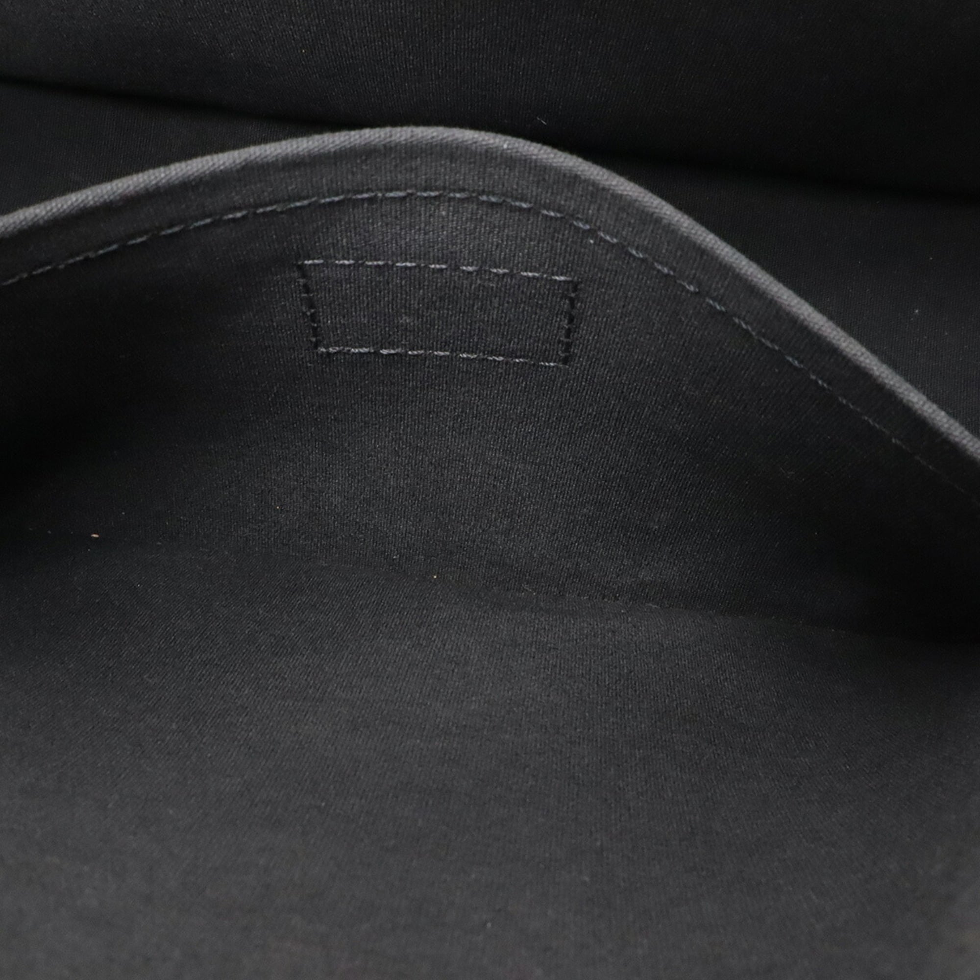 Louis Vuitton Black Monogram Mat Handbag