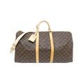 Louis Vuitton Brown Coated Canvas Boston Bag