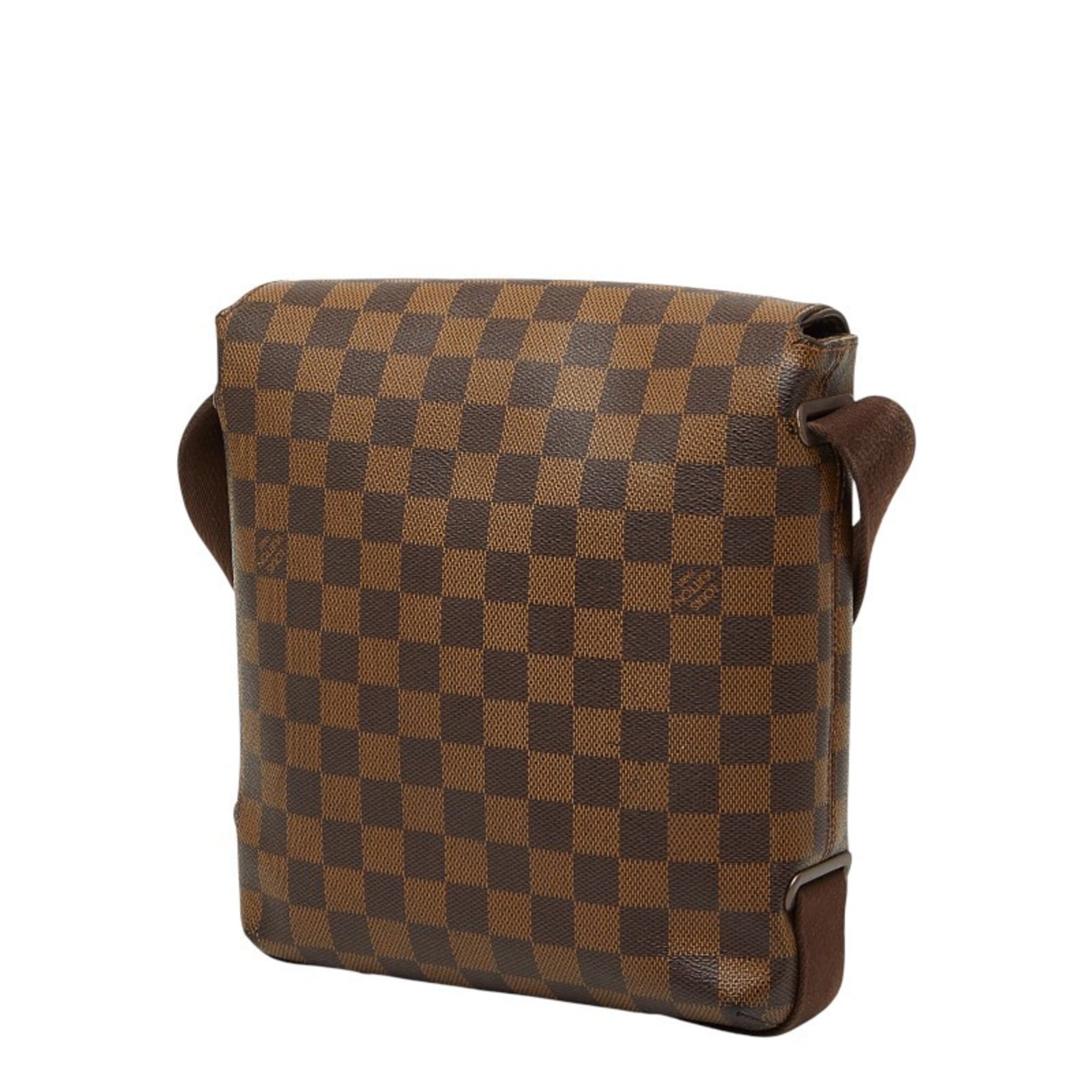 Louis Vuitton Brown Pvc Leather Shoulder Bag