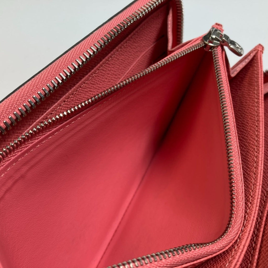 Louis Vuitton Epi Corail Pink Epi Leather Long Wallet