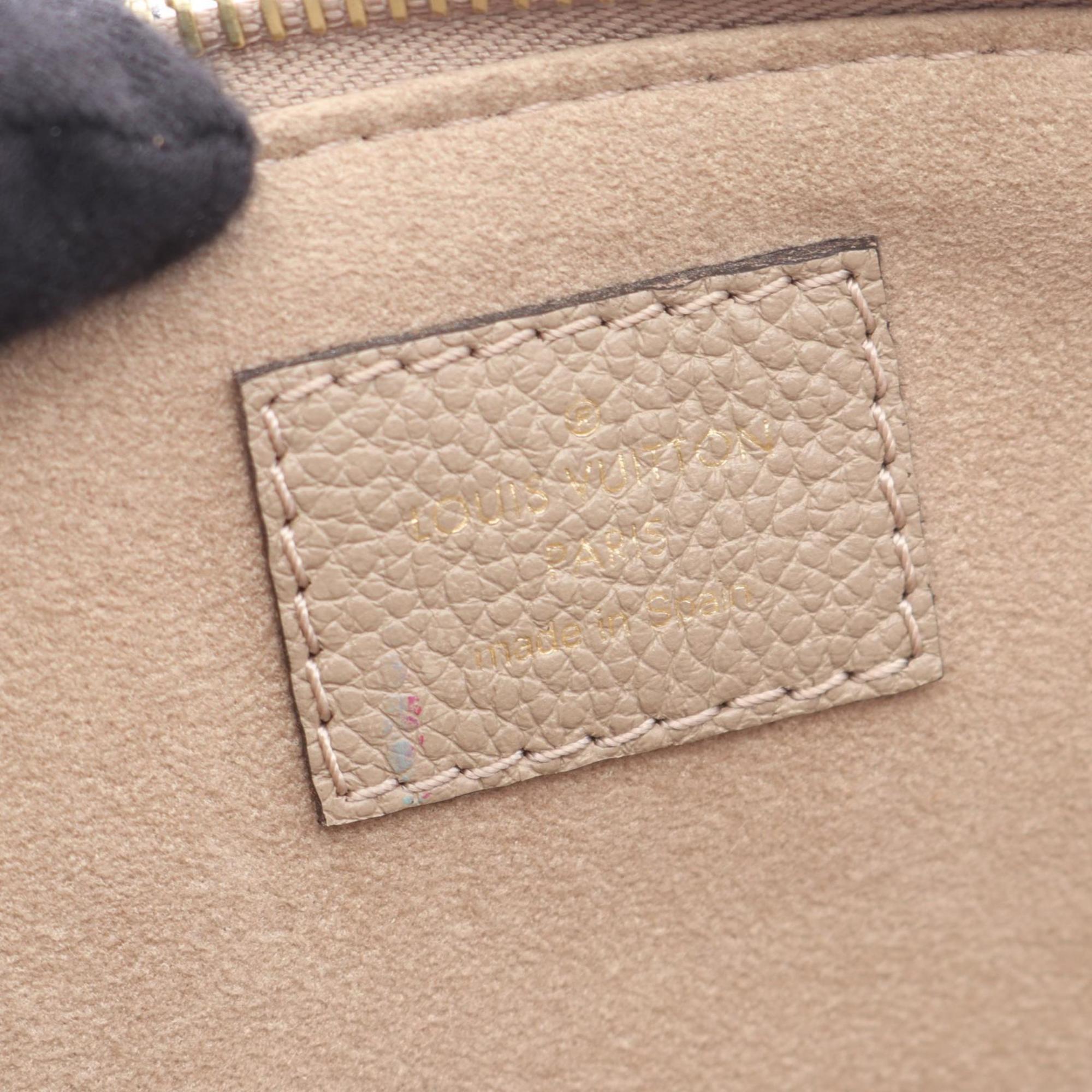 Louis Vuitton Beige Leather Handbag