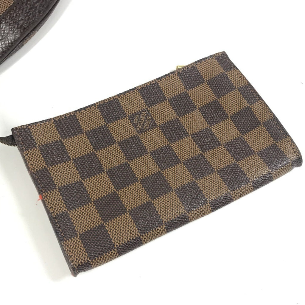 Louis Vuitton Brown Damier Canvas Shoulder Bag Tote Bag