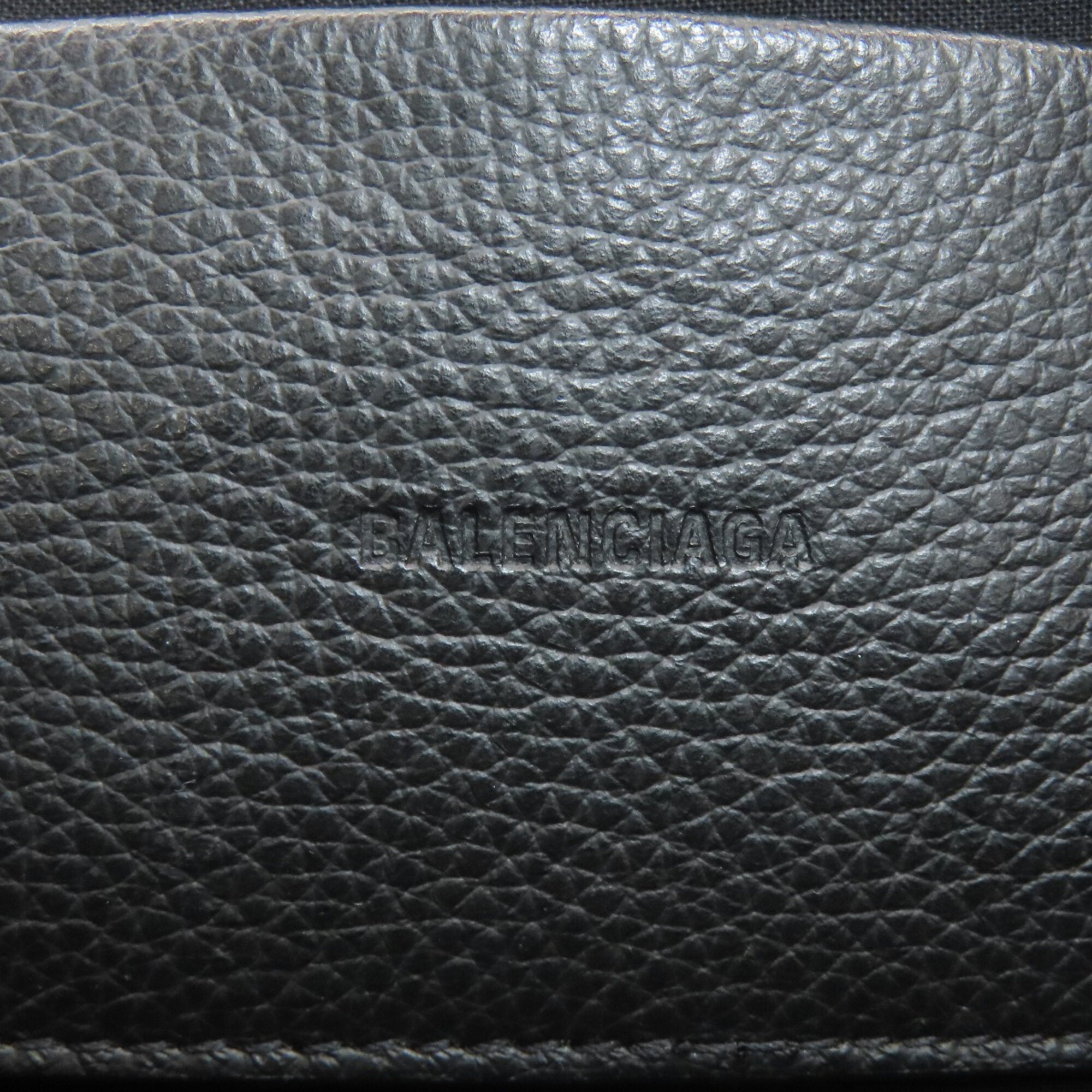 Balenciaga Black Leather Hand
